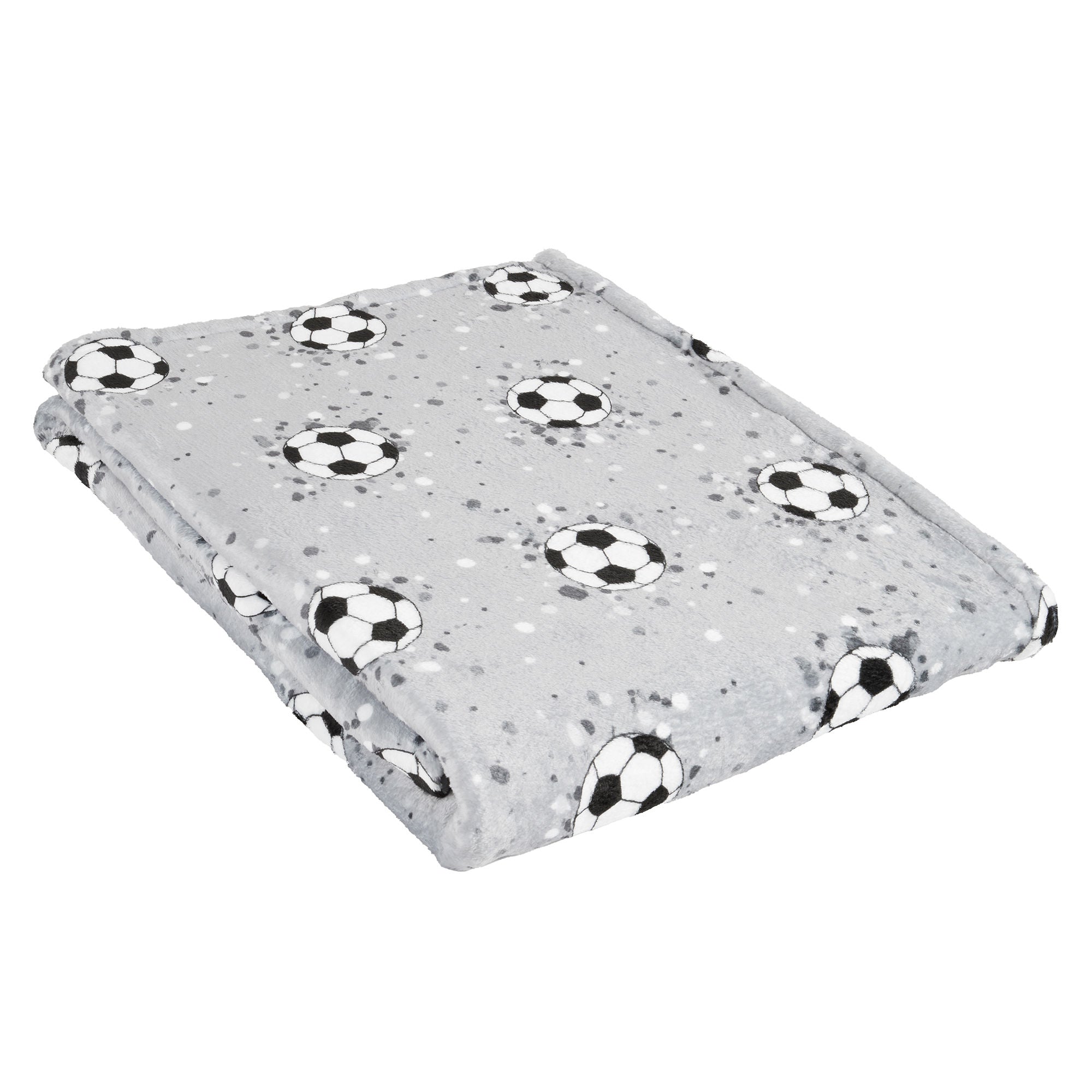 Football Throw by Bedlam in Grey 120 x 150cm - Throw - Bedlam