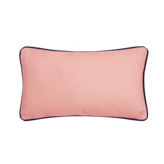 Hillsborough Floral Cushion in Dusty Pink/Navy 50cm x 50cm