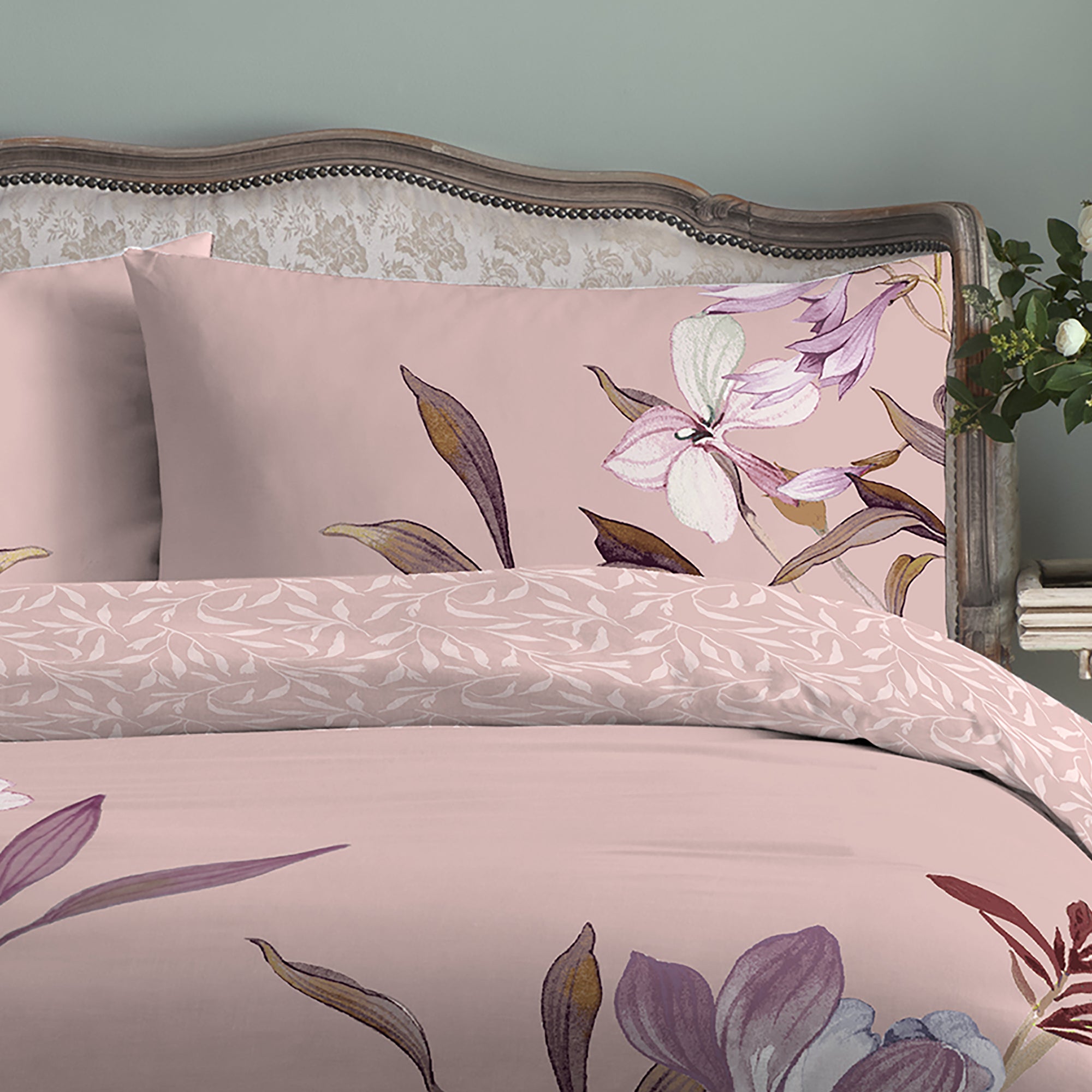 Arabella Duvet Cover Set in Blush