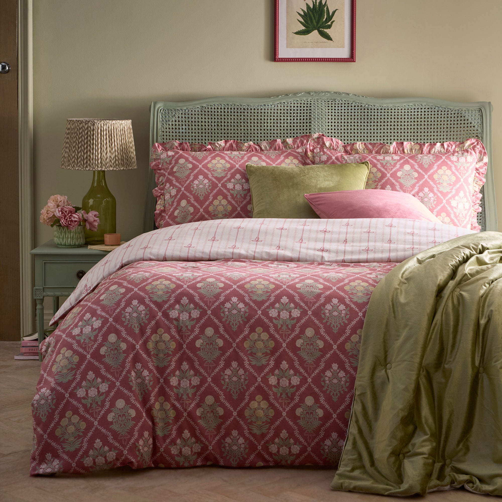 Aurelia Duvet Cover Set in Pink - Duvet Cover Set - Appletree