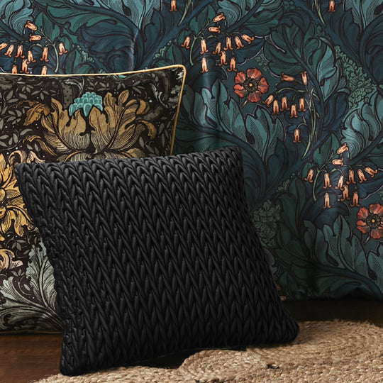 Amory Cushion in Black 43 x 43cm