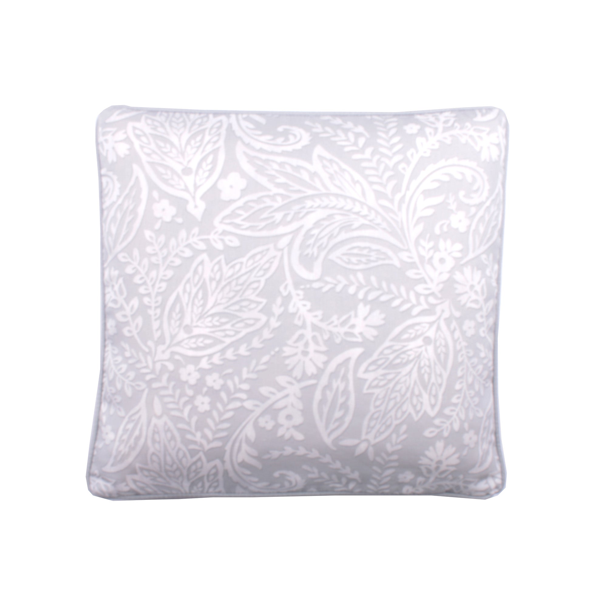 Aveline Cushion by Dreams & Drapes in Grey 43 x 43cm - Cushion - Dreams & Drapes Curtains