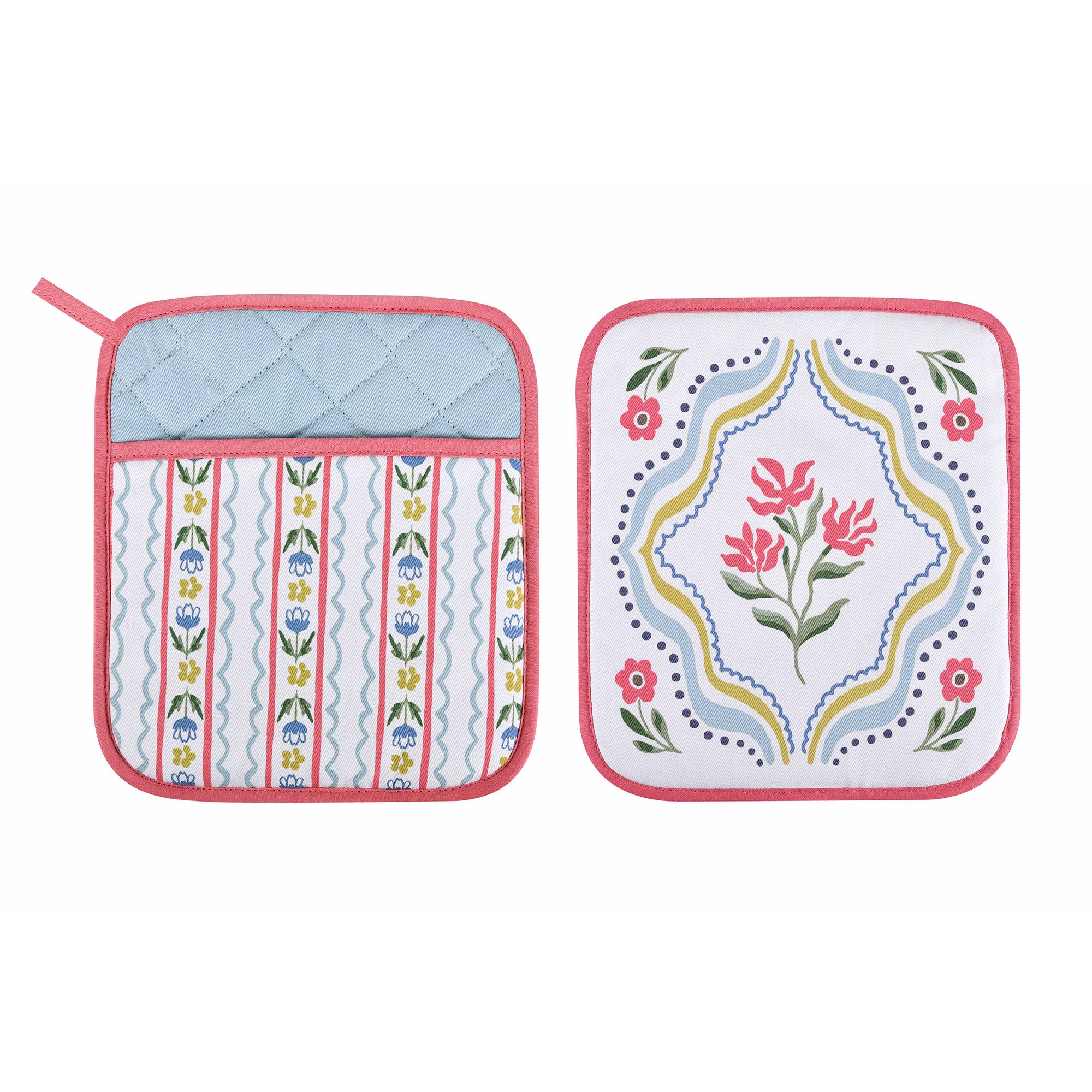 Ulster Weavers Boho Floral Pot Mitt One Size in Multi - Pot Mitt - Ulster Weavers