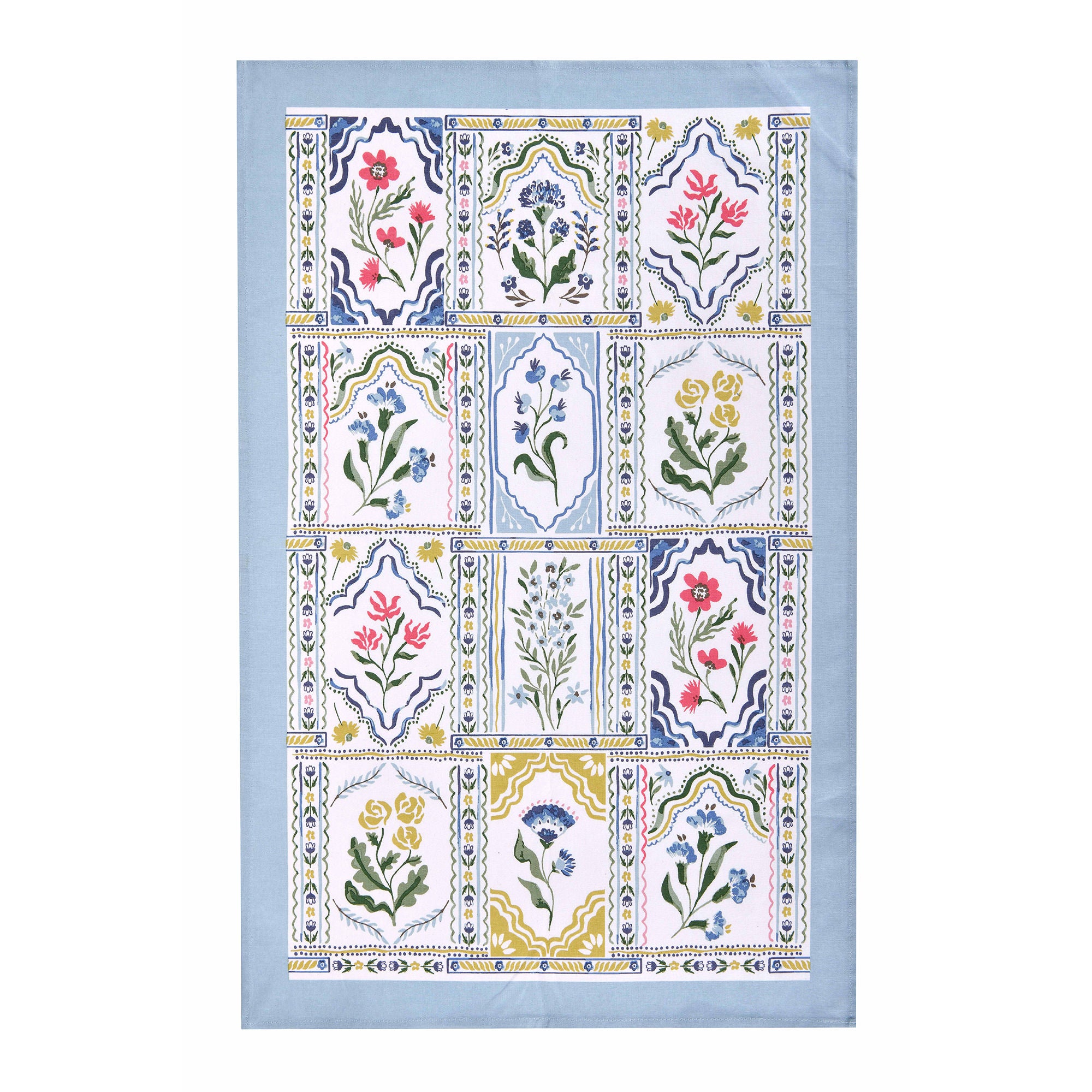 Ulster Weavers Boho Floral Tea Towel - Cotton One Size in Multi - Tea Towel - Ulster Weavers