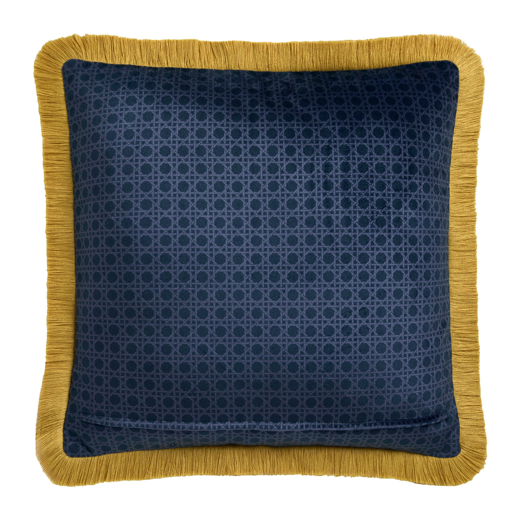 Bouquet List Cushion in Blue 43 x 43cm - Cushion - Laurence Llewelyn-Bowen