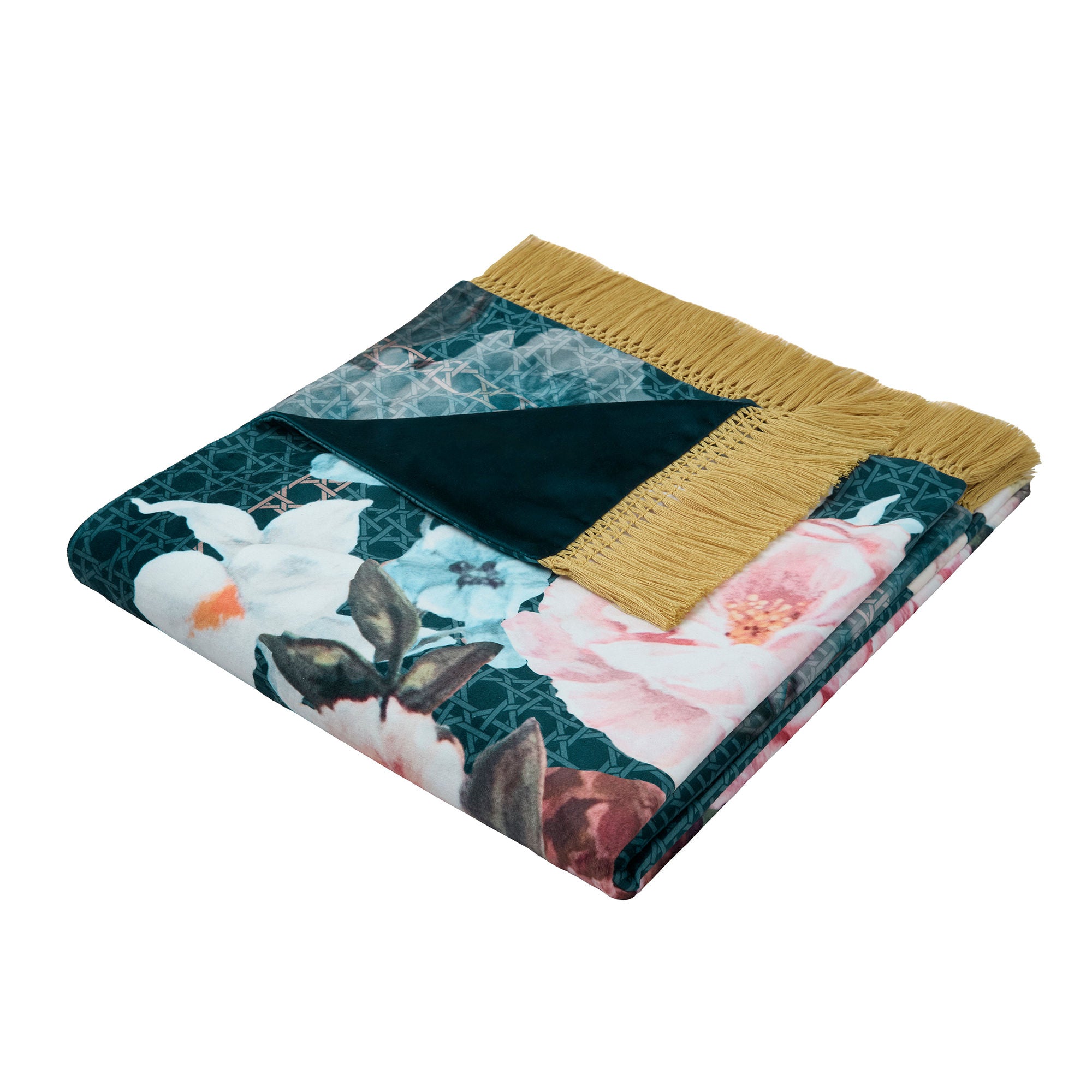 Bouquet List Throw in Blue 130 x 180cm