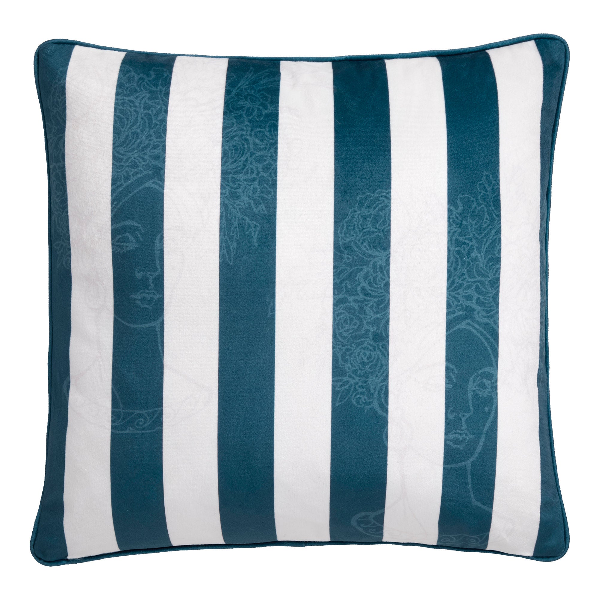 Bouquet Lady Cushion in Multi 43 x 43cm - Cushion - Laurence Llewelyn-Bowen