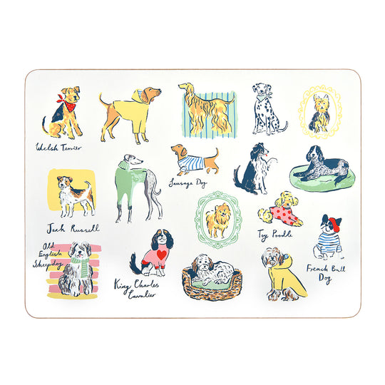 Best In Show Placemat 4 Pack in Multicolour