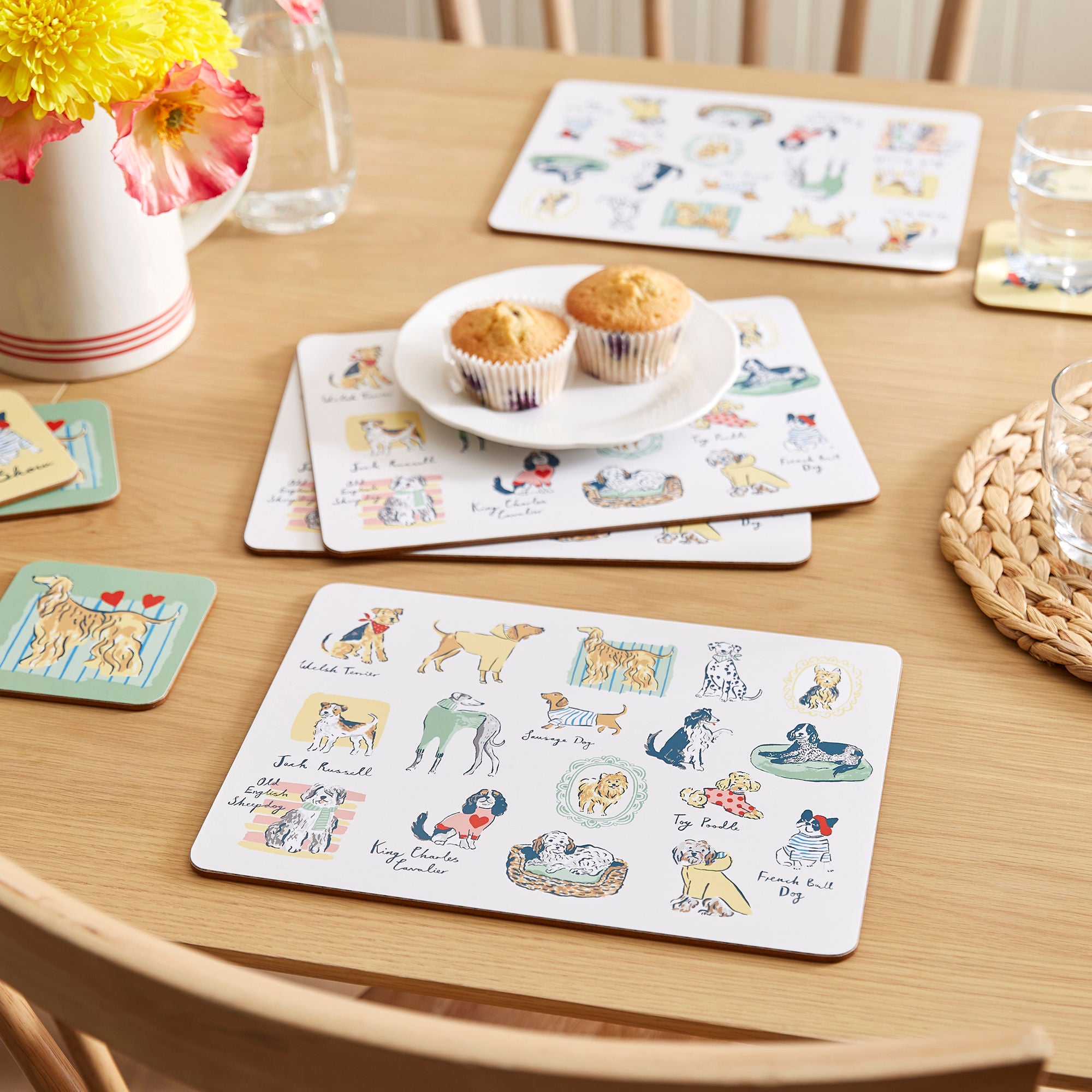 Ulster Weavers Best In Show Placemat - 4 Pack One Size in Multi - Placemat - Ulster Weavers