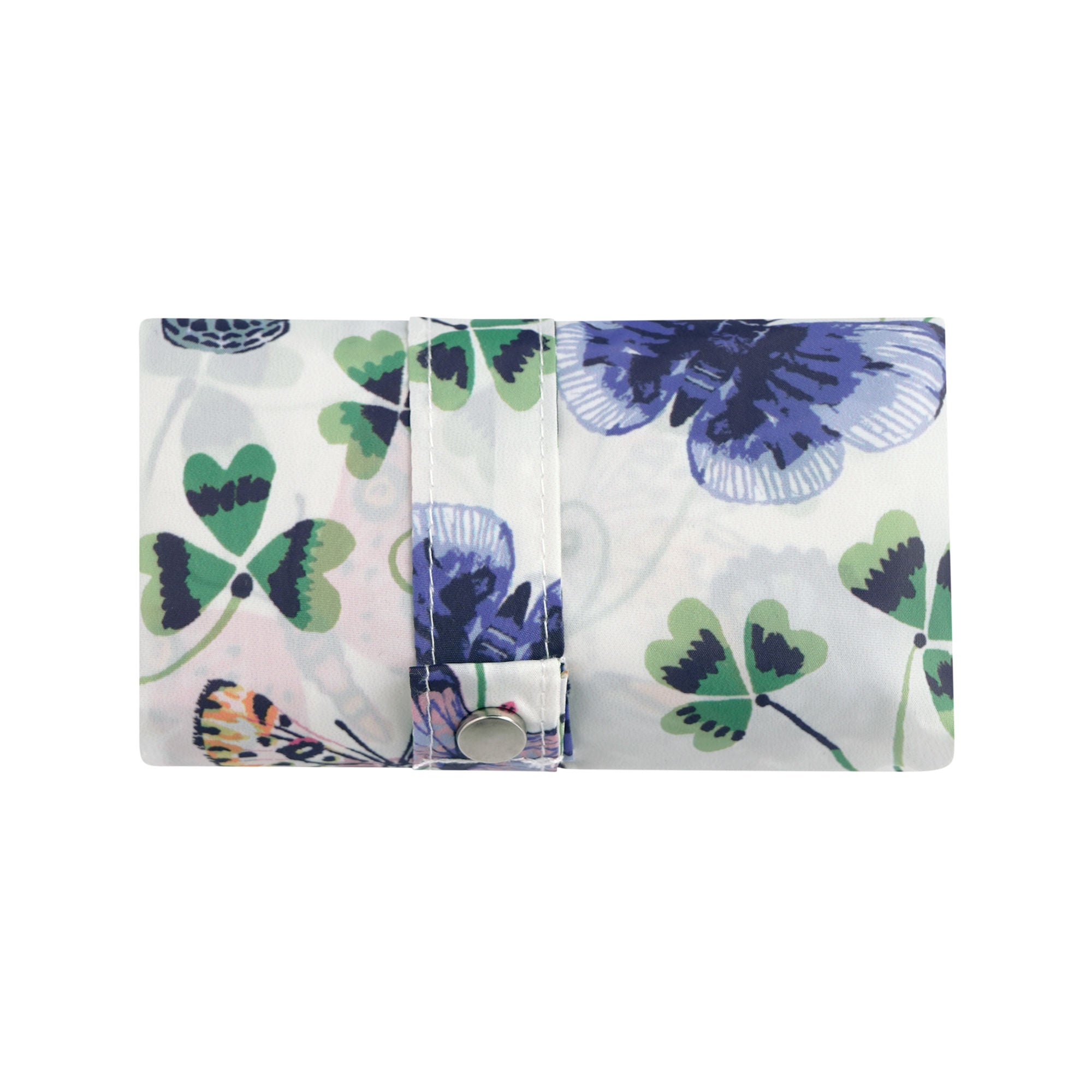 Butterfly Grove Foldable Tote Bag Medium in Blue - Bag - Ulster Weavers