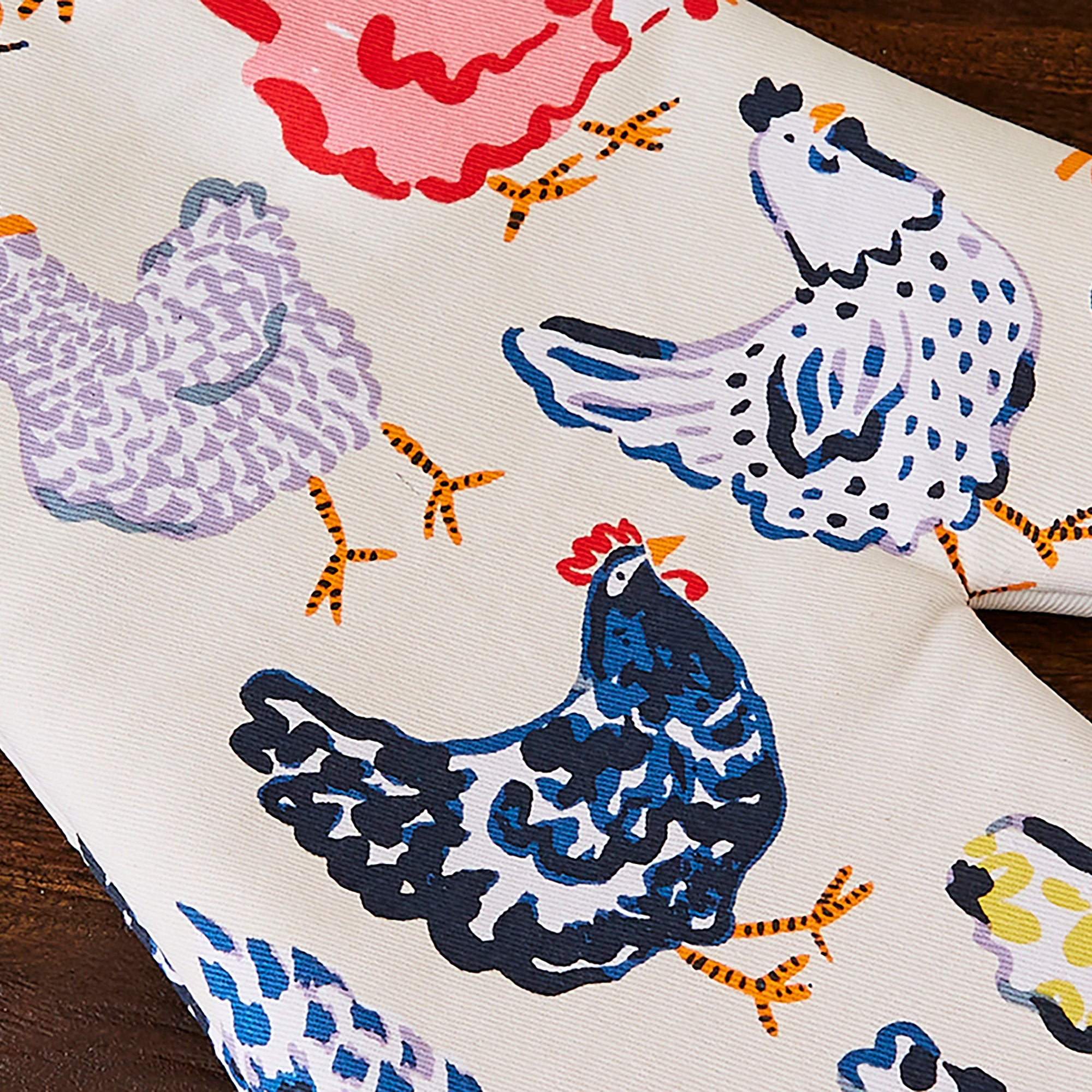 Chick Chicken Gauntlet Oven Glove in Yellow - Gauntlet Oven Glove - Ulster Weavers
