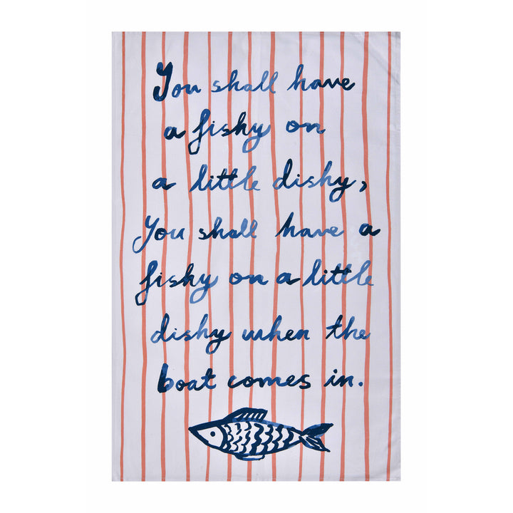 Ulster Weavers Catch of the Day Tea Towel - Cotton One Size in Multi - Tea Towel - Ulster Weavers
