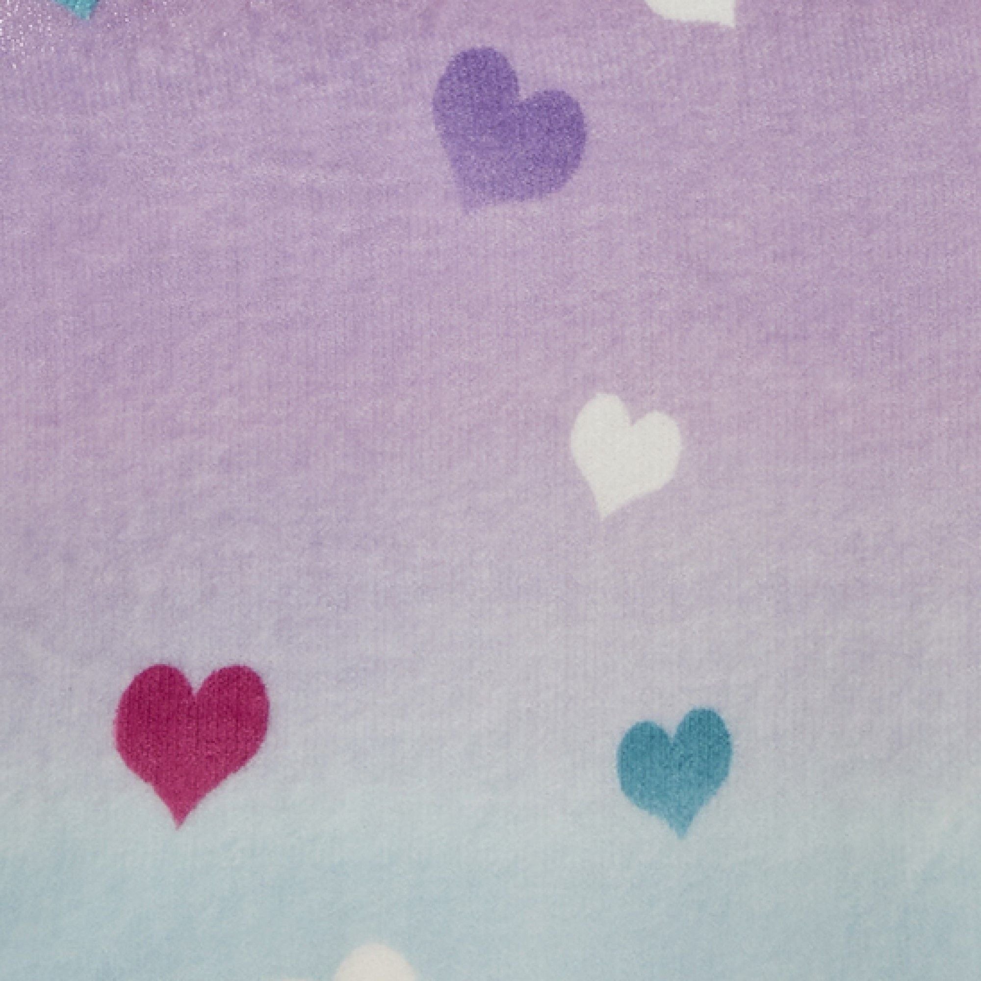 Cosy Ombre Heart Duvet Cover Set by Bedlam in Multi - Duvet Cover Set - Bedlam