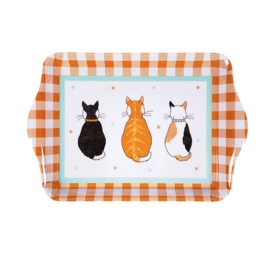 Cats In Waiting 2026 Scatter Tray in Orange