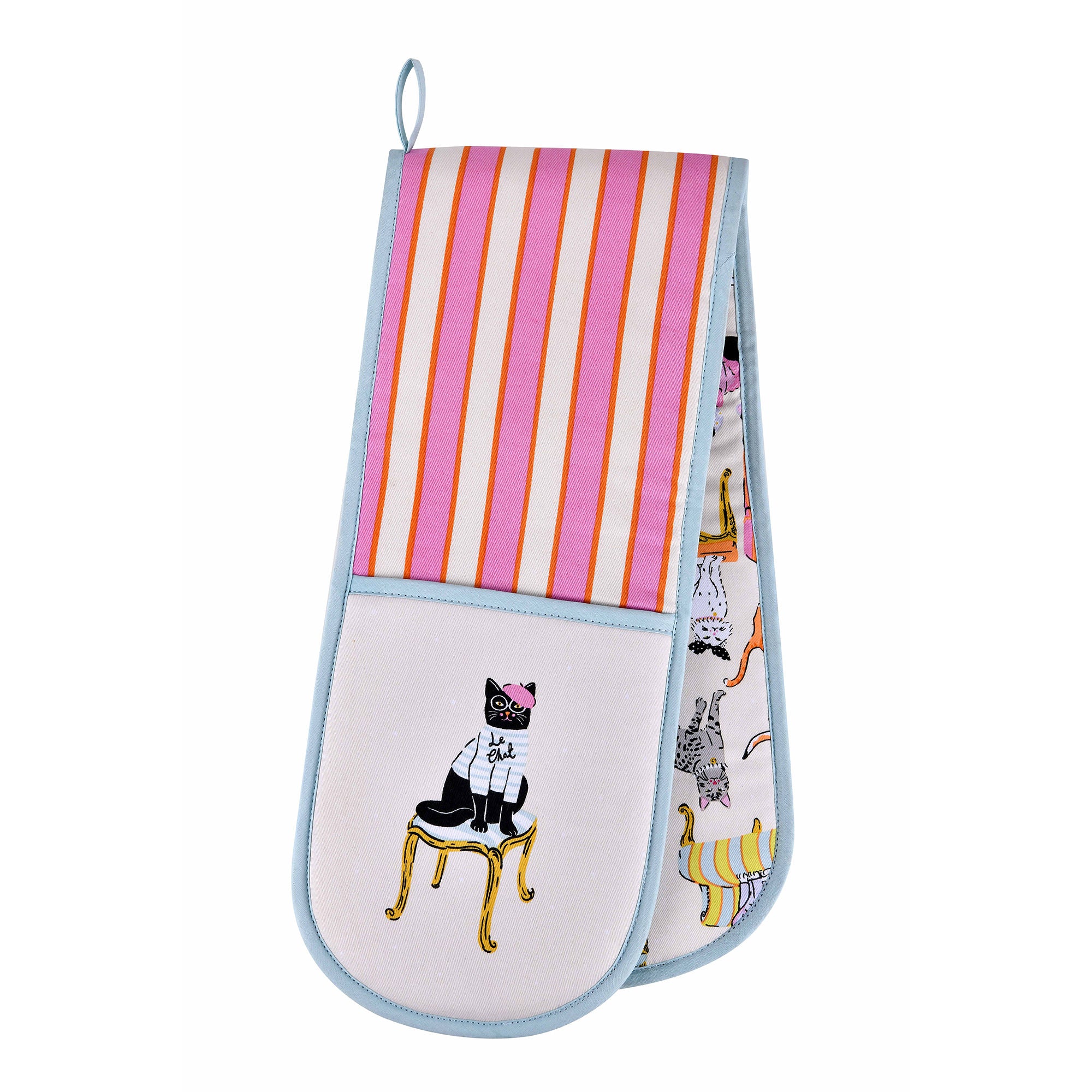 Ulster Weavers Cool Cats Double Oven Glove One Size in Multi - Double Oven Glove - Ulster Weavers