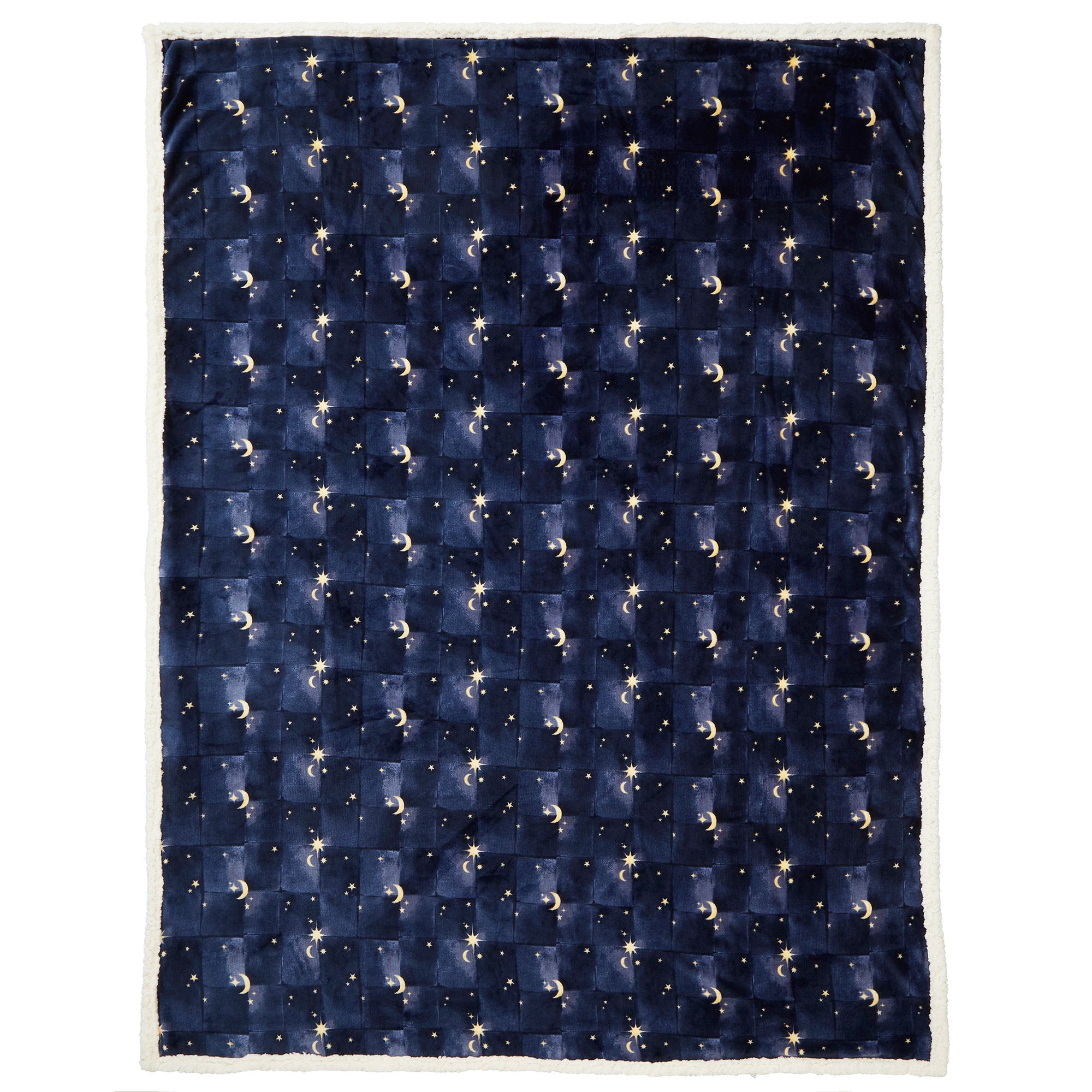 Cosmic Star Throw in Navy 150 x 200cm - Throw - Fusion