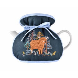 Ulster Weavers Connie the Cow Tea Cosy - Muff One Size in Navy - Tea Cosy - Ulster Weavers