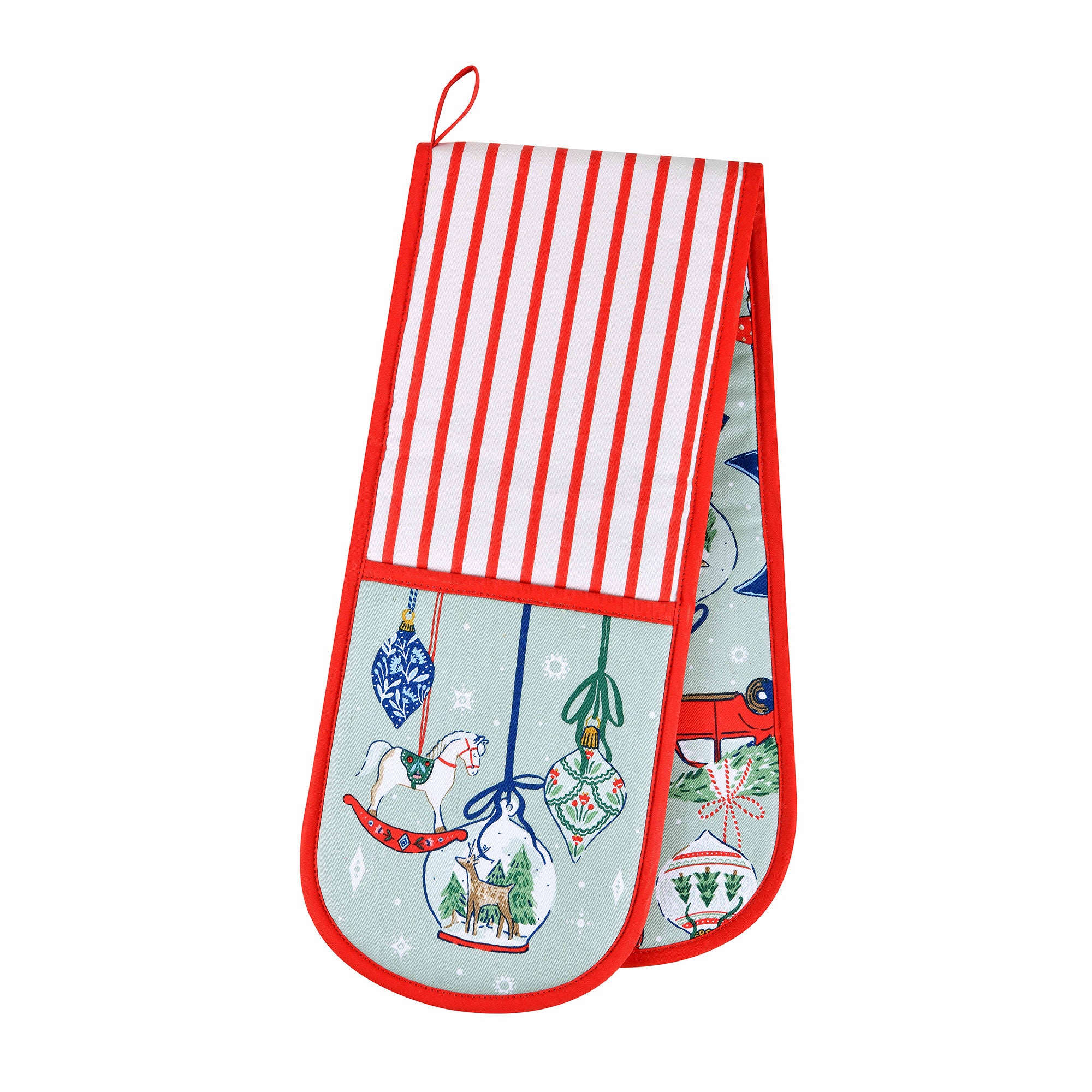 Ulster Weavers Christmas Ornaments Double Oven Glove One Size in Multi - Double Oven Glove - Ulster Weavers