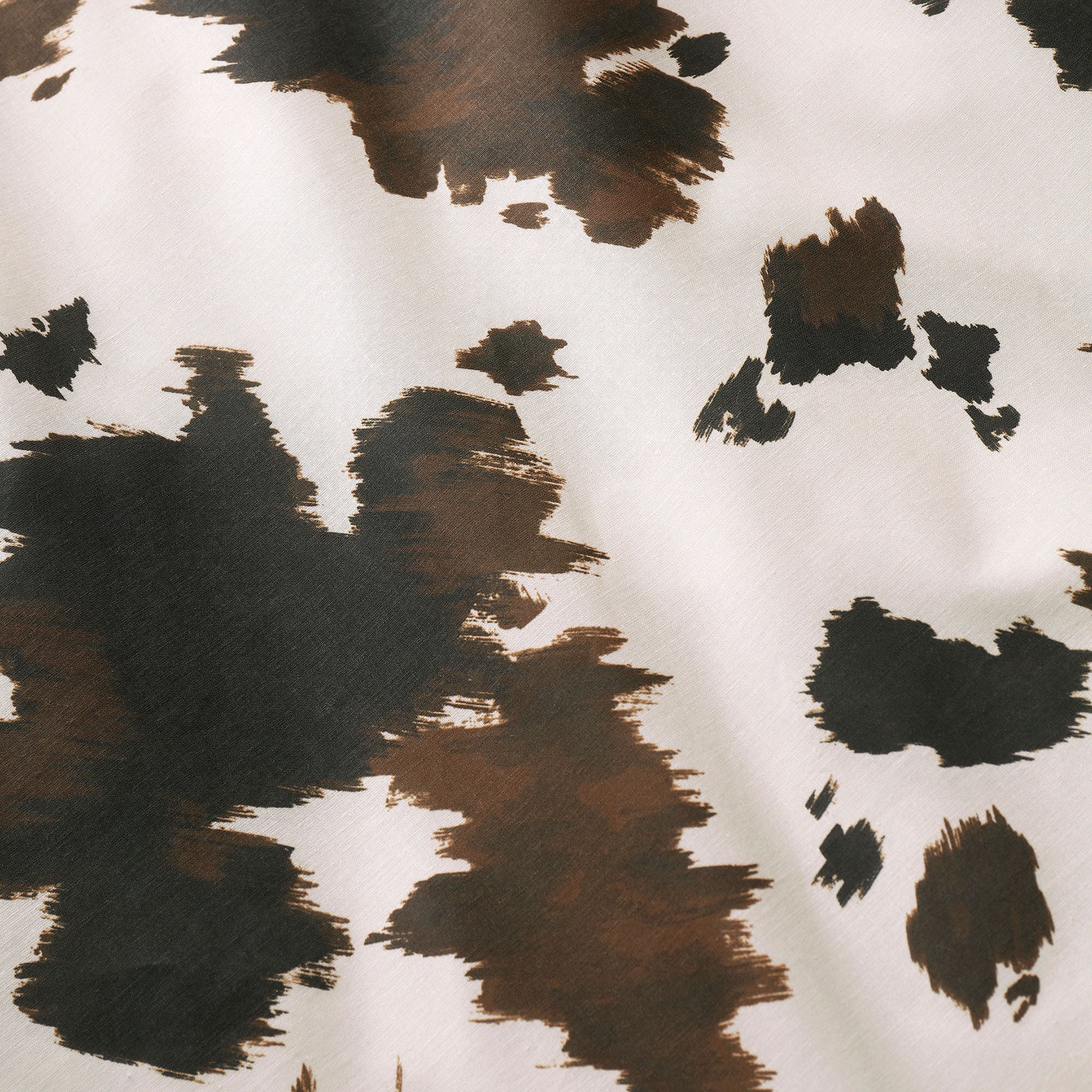 Cow Print Duvet Cover Set in Natural - Duvet Cover Set - Fusion