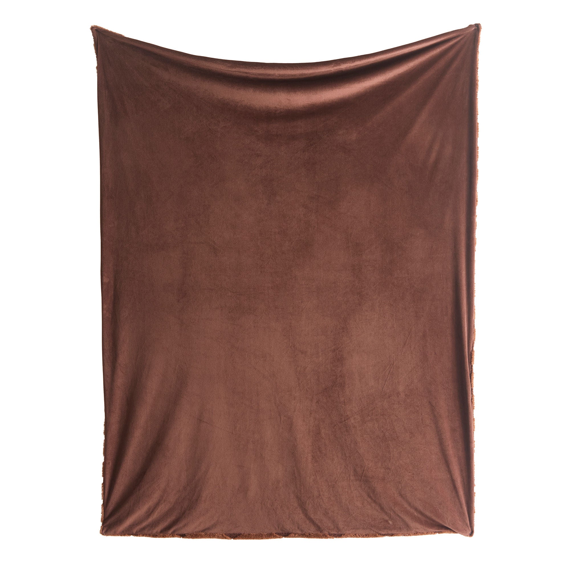 Cosy Diamond Throw in Chocolate 150 x 200cm - Throw - Appletree