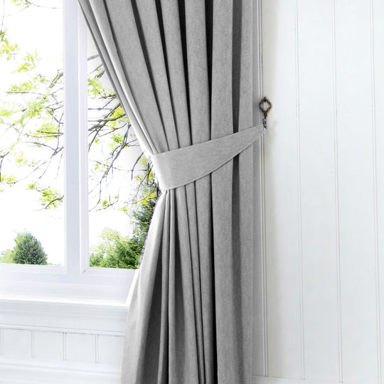 Dijon Curtain Tiebacks in Silver