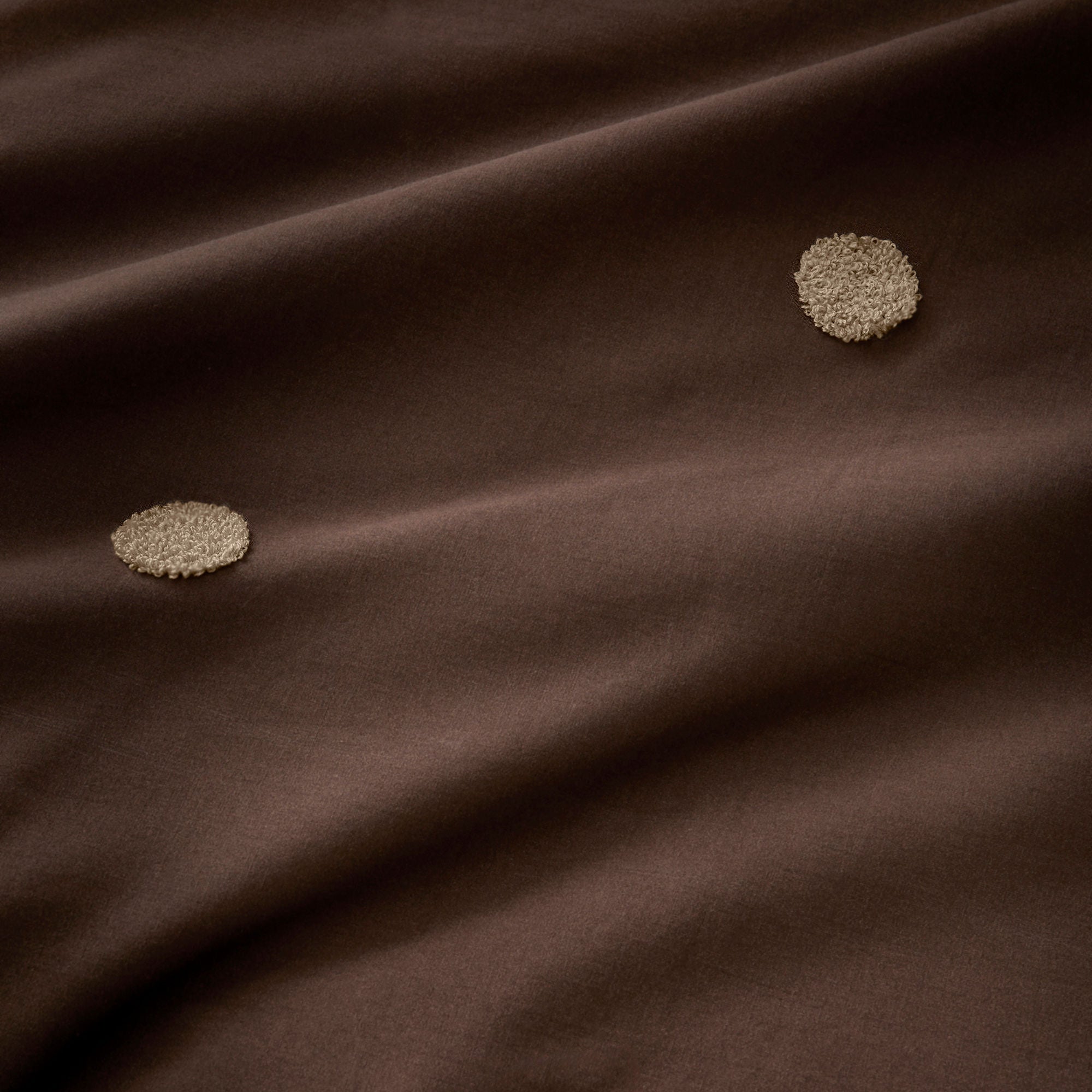 Dot Garden Duvet Cover Set in Chocolate - Duvet Cover Set - Appletree Boutique
