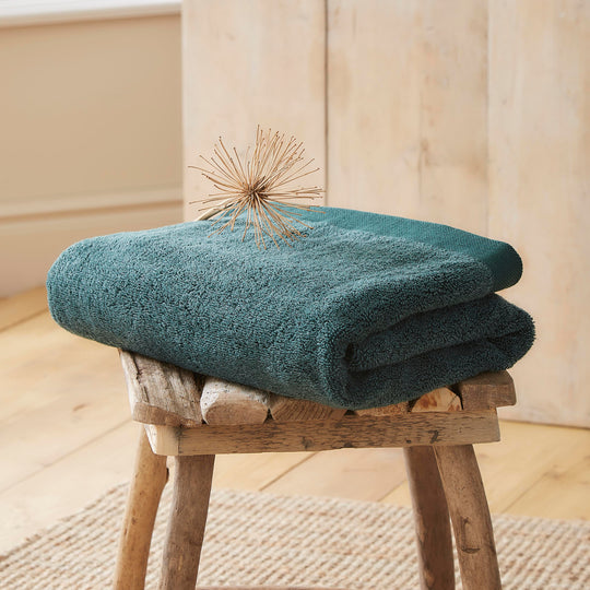 Abode Eco Towels in Deep Green