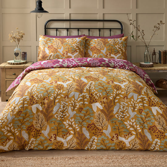 Enchanted Duvet Cover Set in Gold