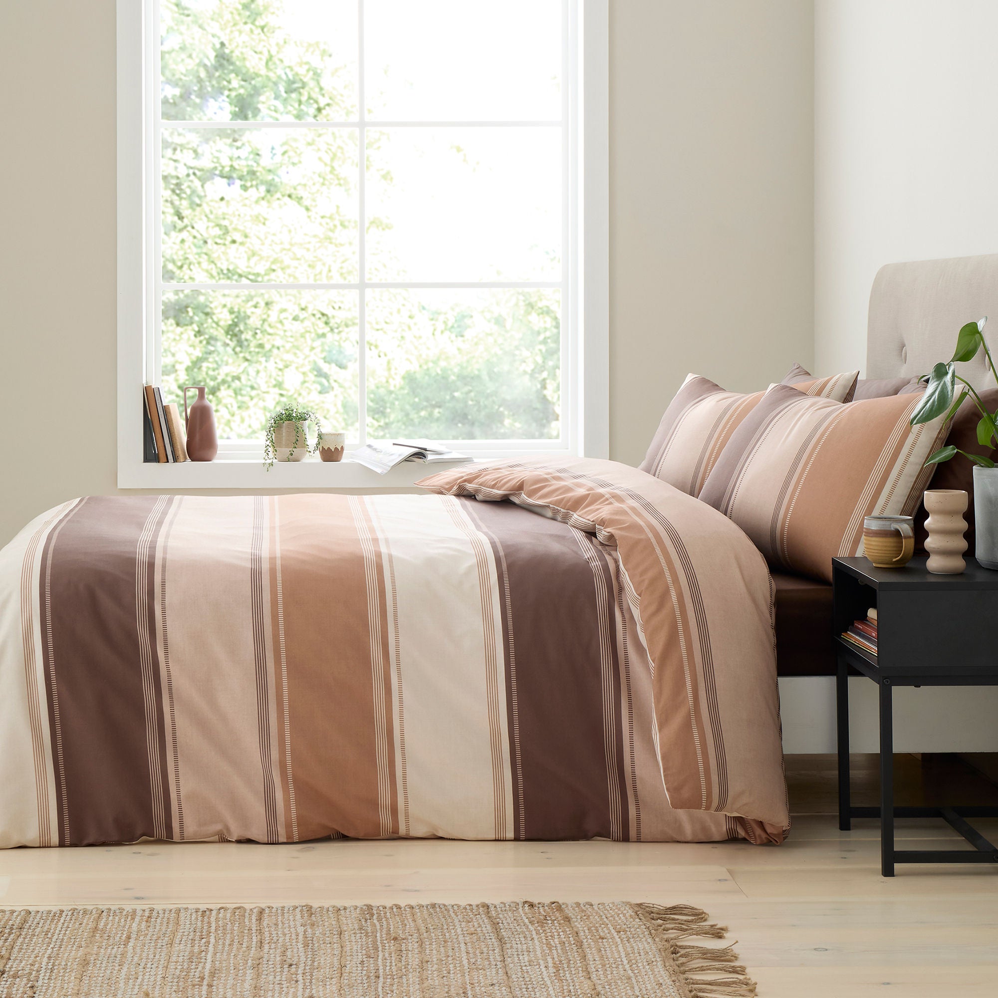 Betley Duvet Cover Set in Natural - Duvet Cover Set - Fusion
