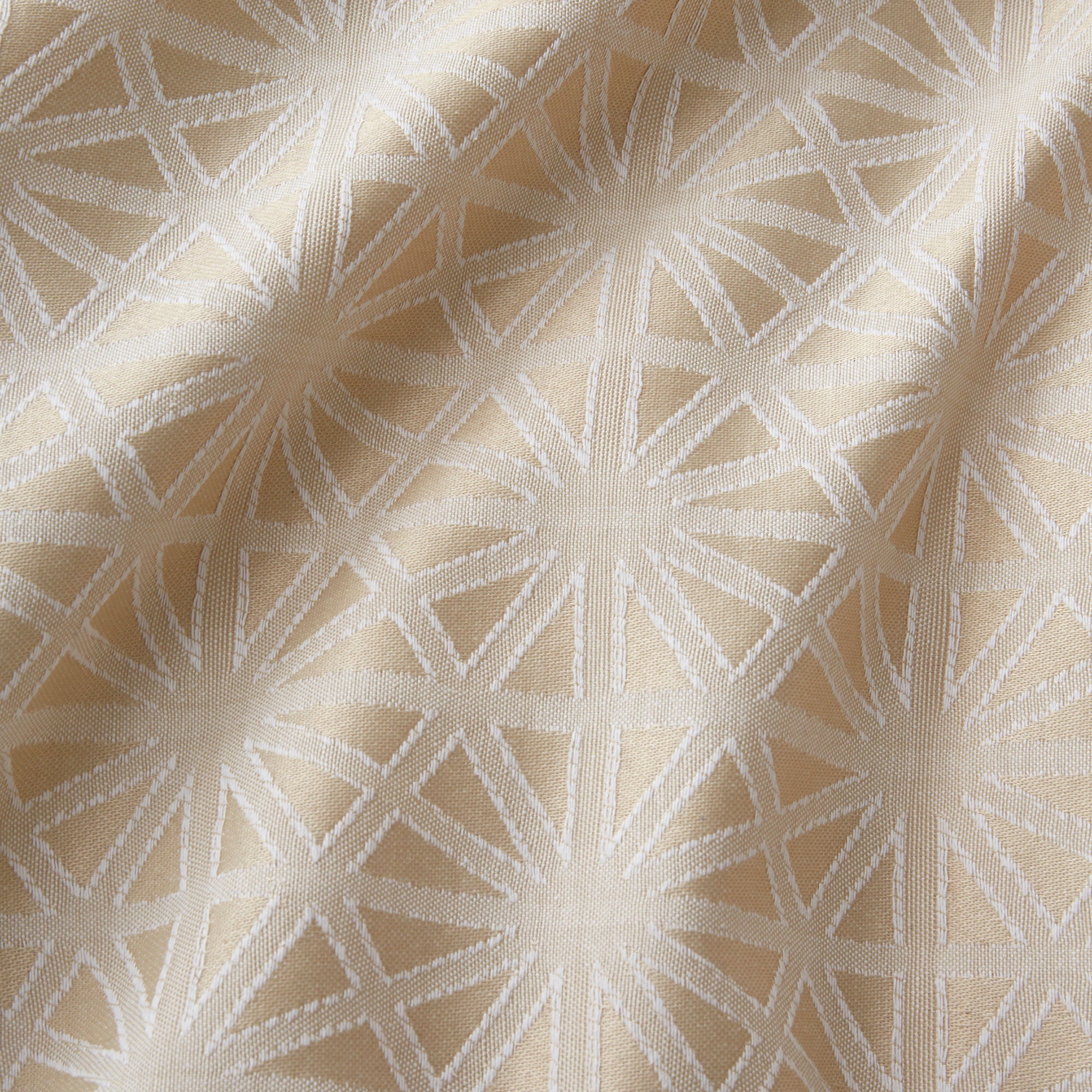 Geo Jacquard Duvet Cover Set in Natural - Duvet Cover Set - Appletree Style