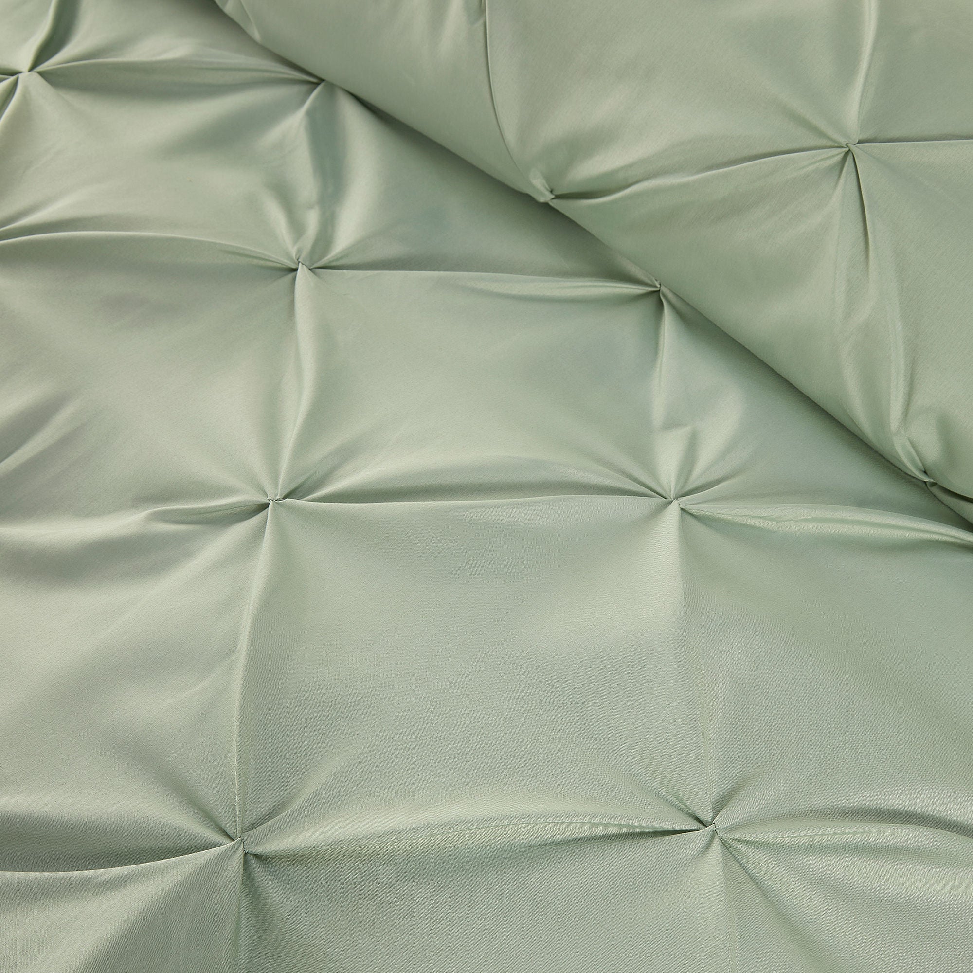 Lara Duvet Cover Set in Steel/Sage - Duvet Cover Set - Serene