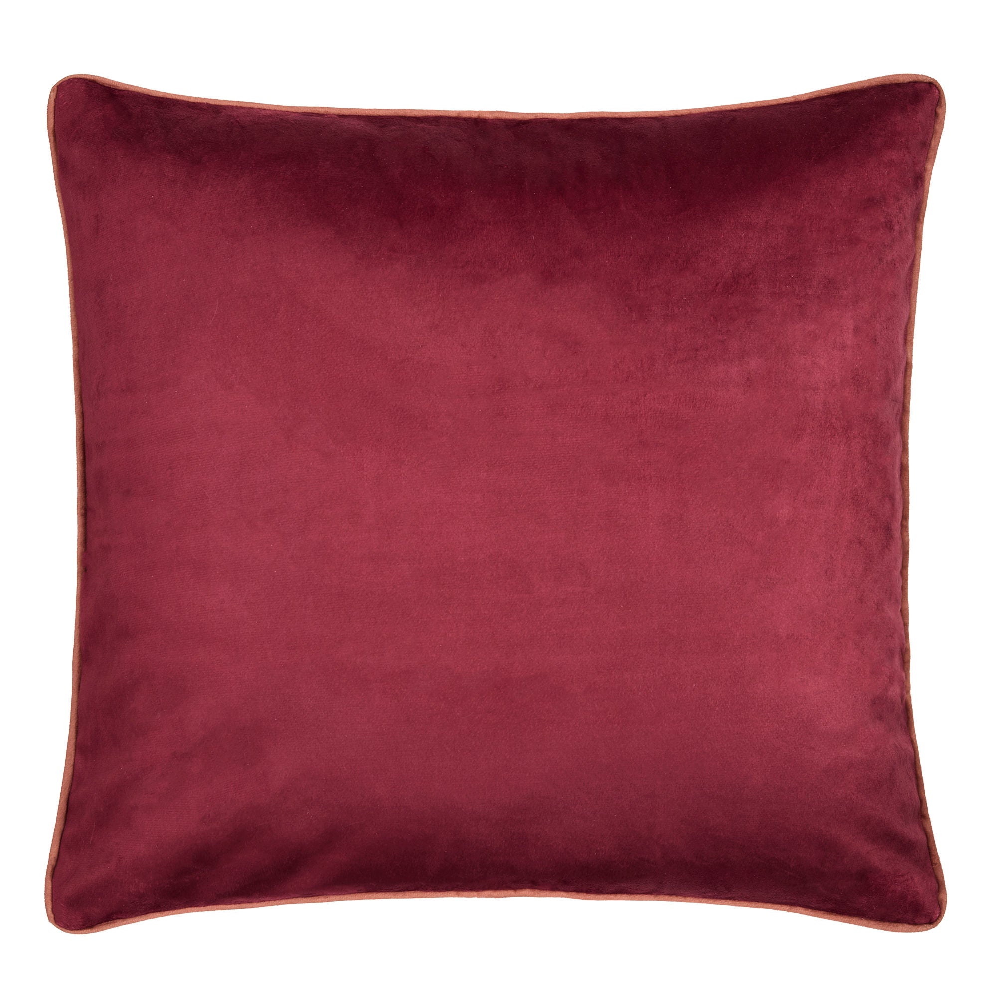 Morris Major Chintz Cushion in Burgundy 55 x 55cm - Cushion - Laurence Llewelyn-Bowen