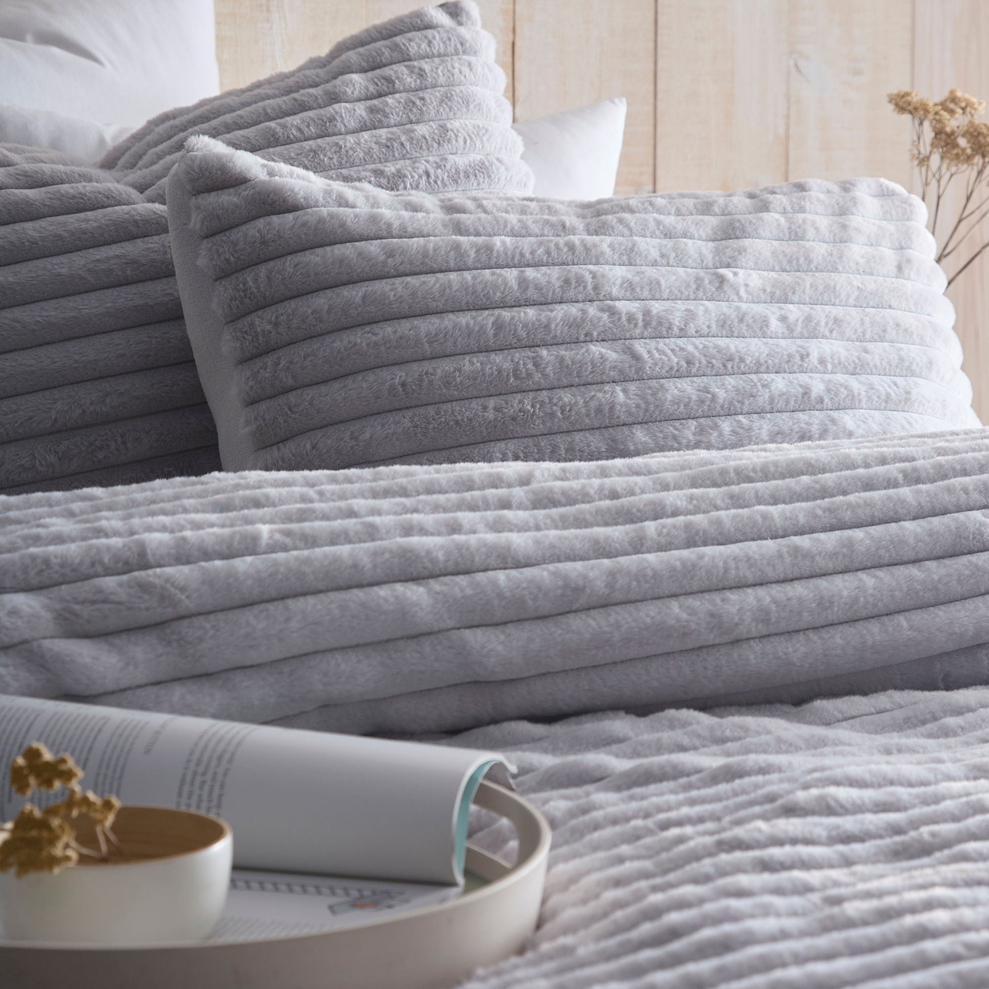 Morritz Duvet Cover Set in Grey - Duvet Cover Set - Appletree