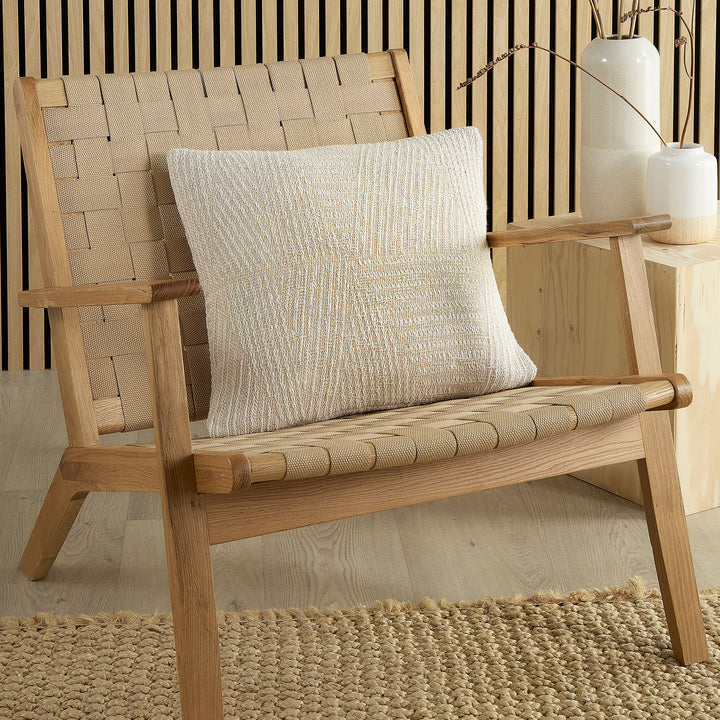 Myan Cushion by Appletree Loft in Natural 43 x 43cm - Cushion - Appletree Loft