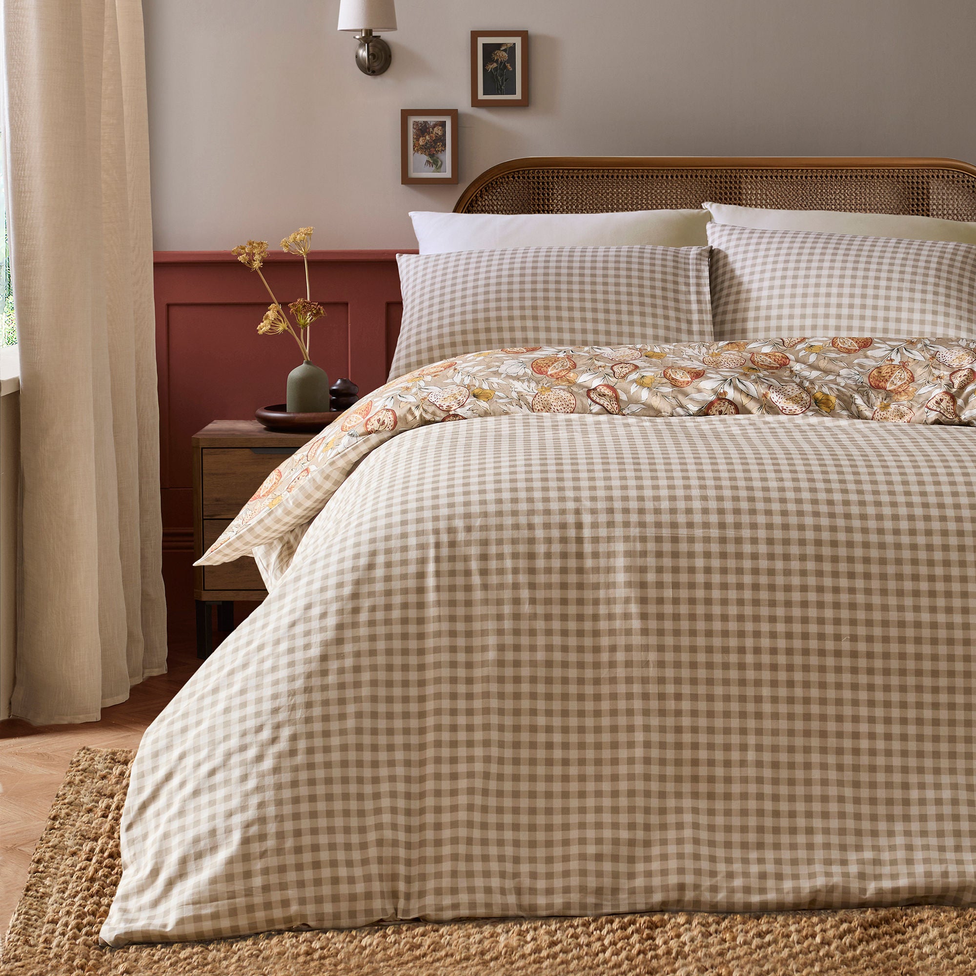 Orchard Pears Duvet Cover Set in Natural - Duvet Cover Set - D & D Design