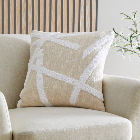 Otto Cushion in Natural 43 x 43cm