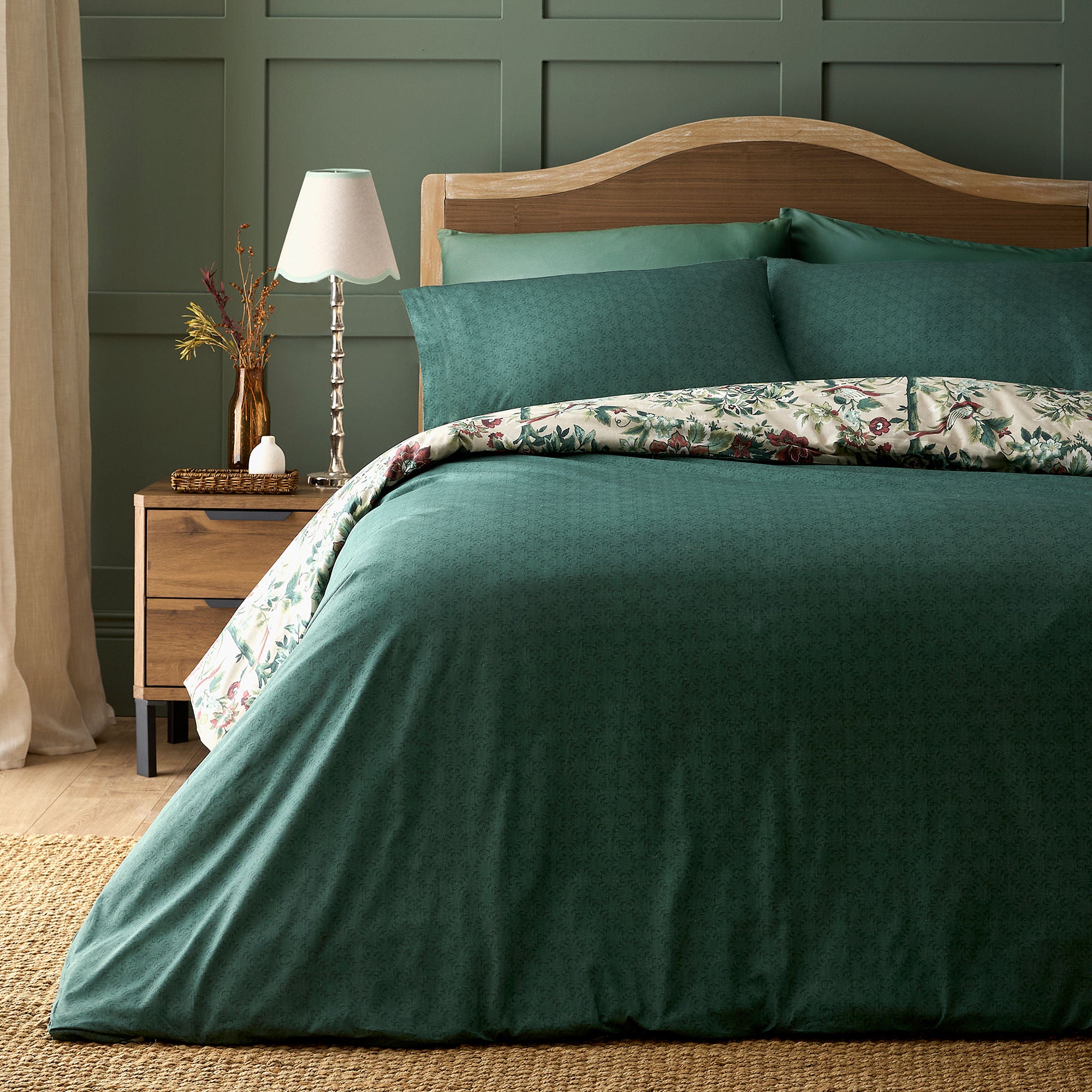 Otillie Tapestry Duvet Cover Set in Natural - Duvet Cover Set - D & D Design