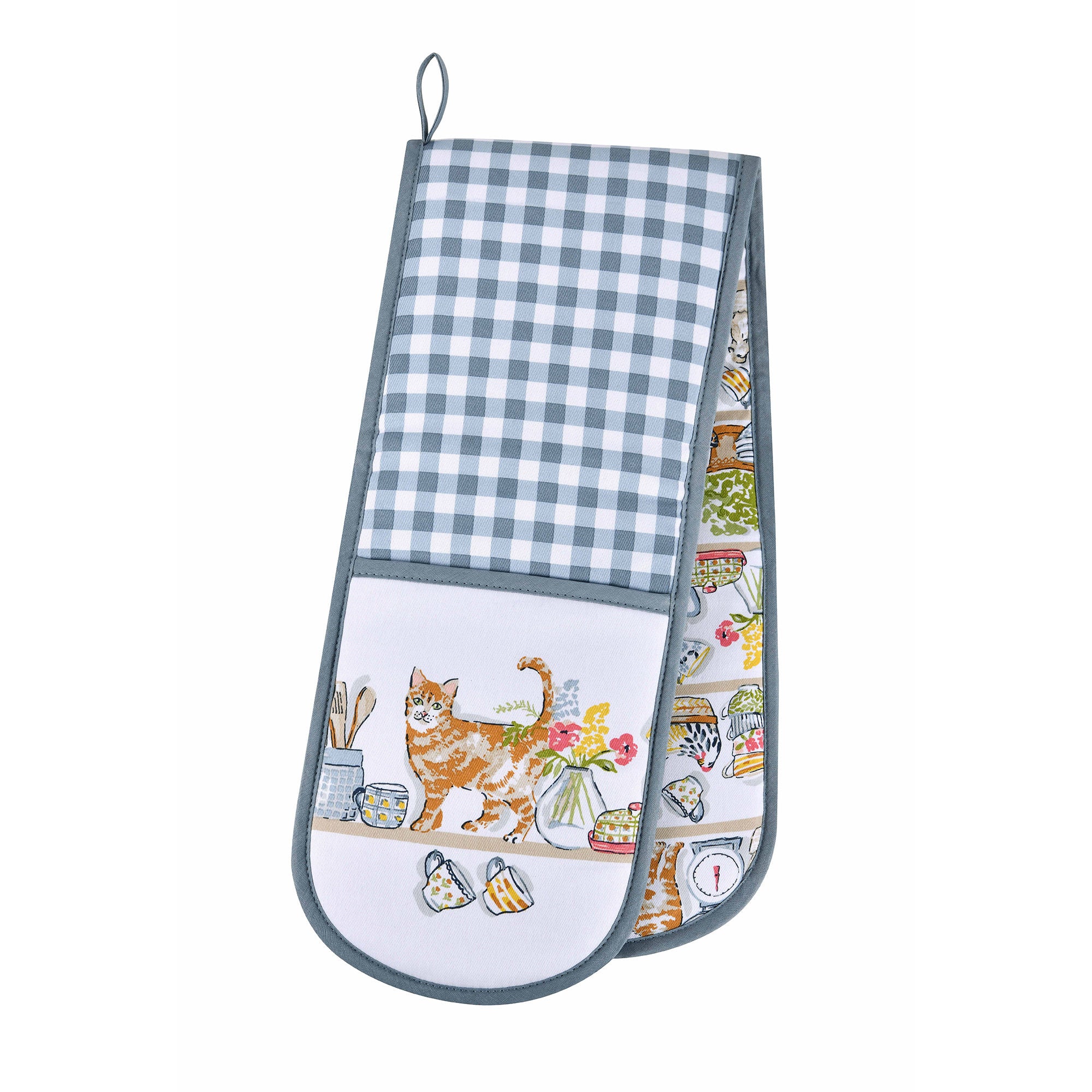 Ulster Weavers Pantry Cats Double Oven Glove One Size in Multi - Double Oven Glove - Ulster Weavers