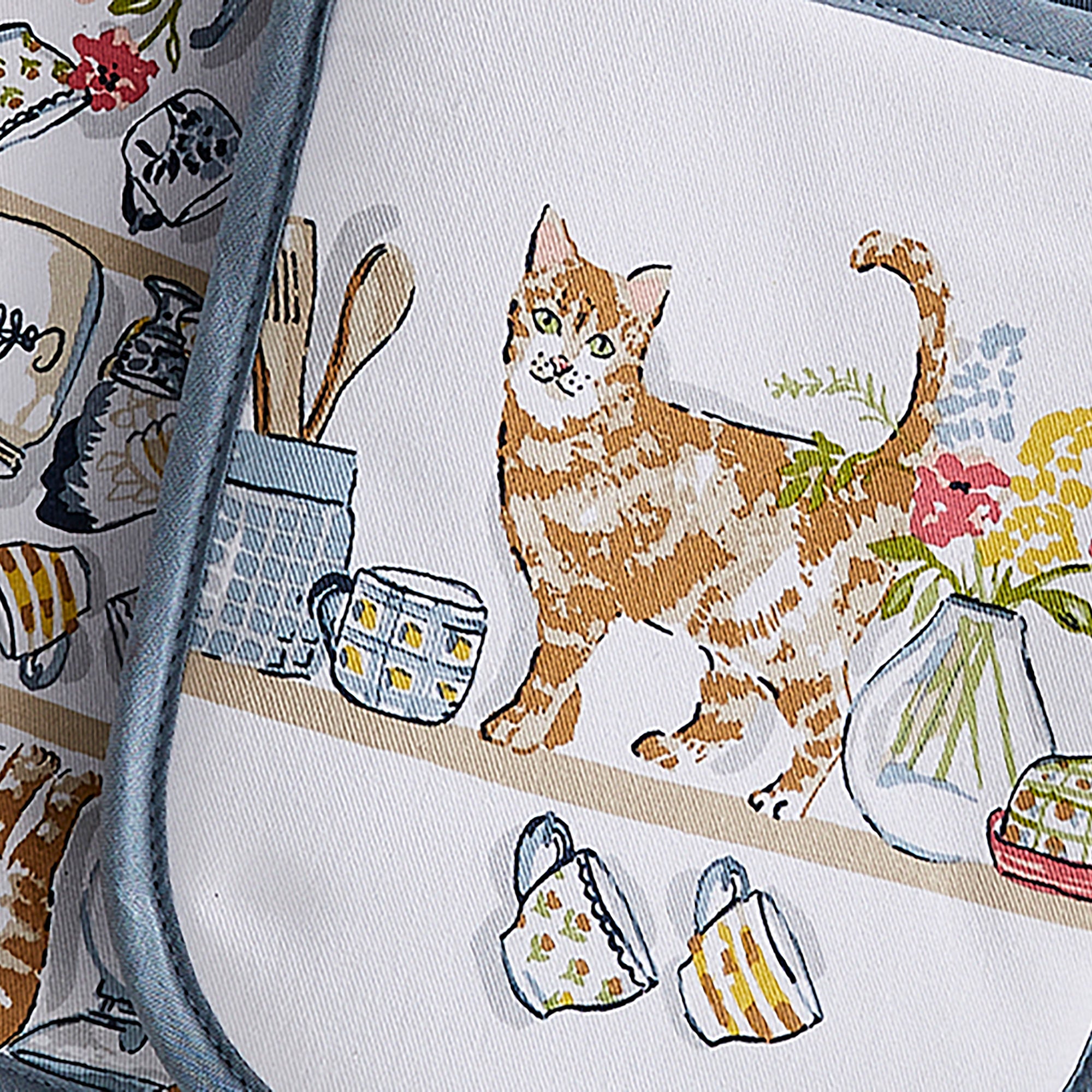 Ulster Weavers Pantry Cats Double Oven Glove One Size in Multi - Double Oven Glove - Ulster Weavers