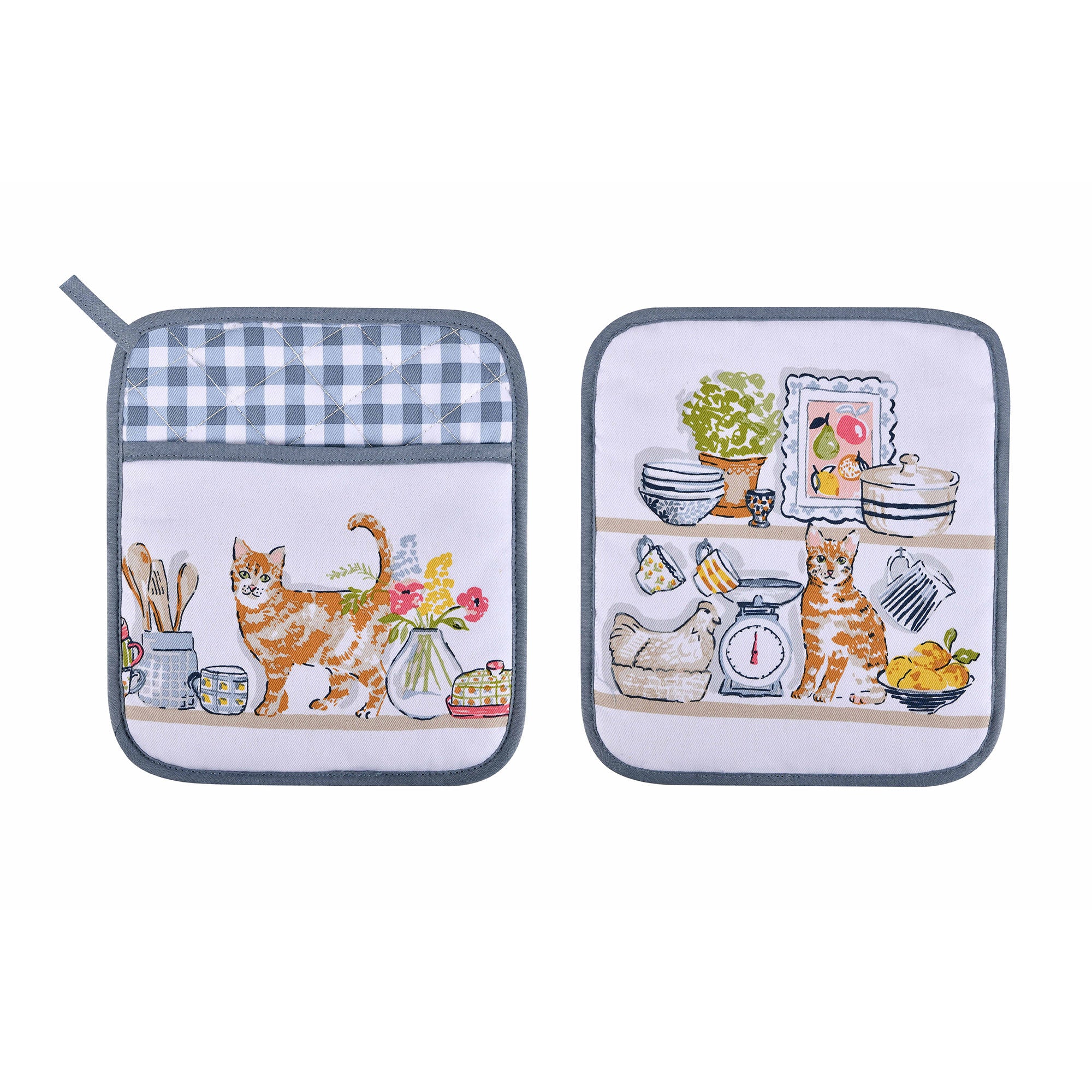Ulster Weavers Pantry Cats Pot Mitt One Size in Multi - Pot Mitt - Ulster Weavers