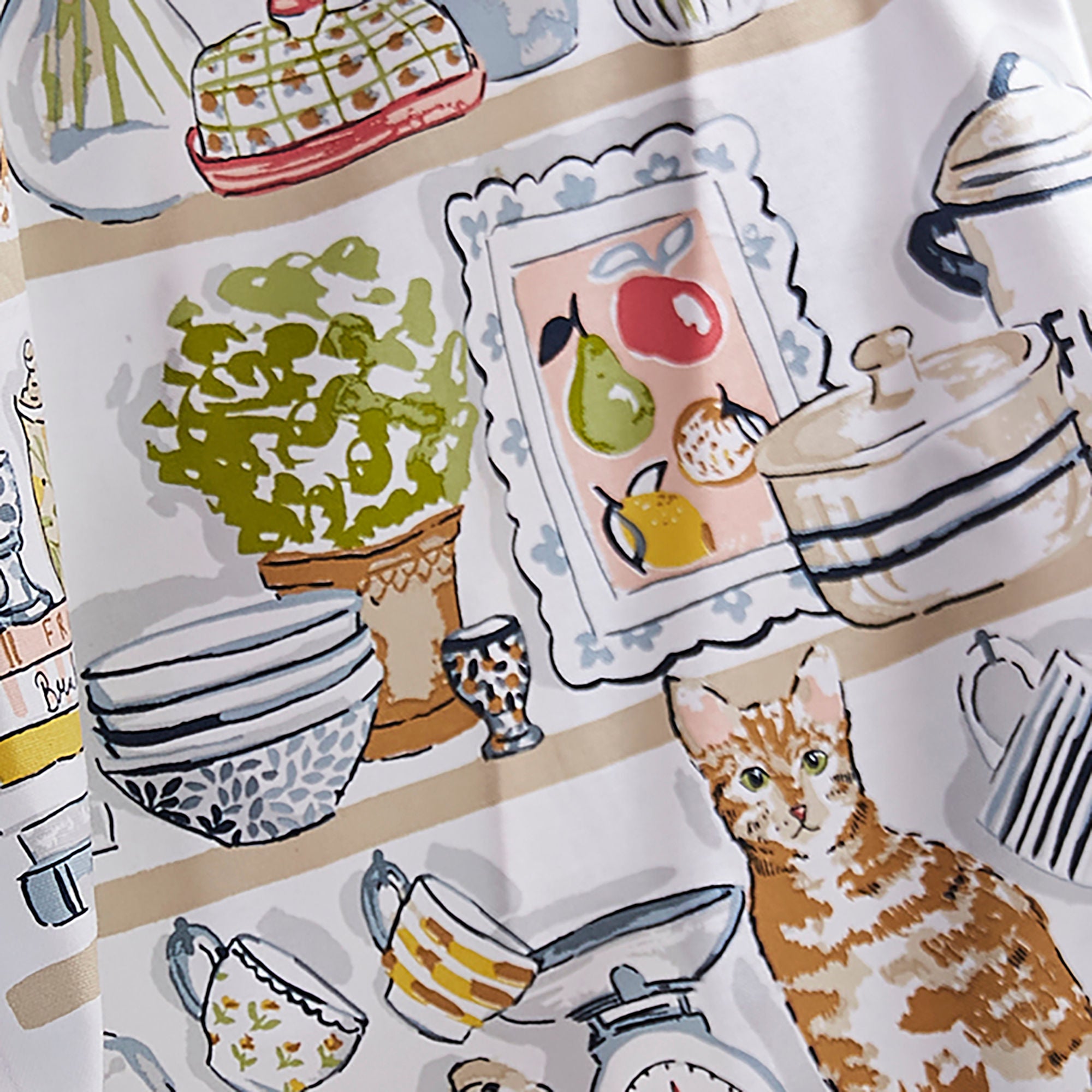Ulster Weavers Pantry Cats Tea Towel - Cotton One Size in Multi - Tea Towel - Ulster Weavers