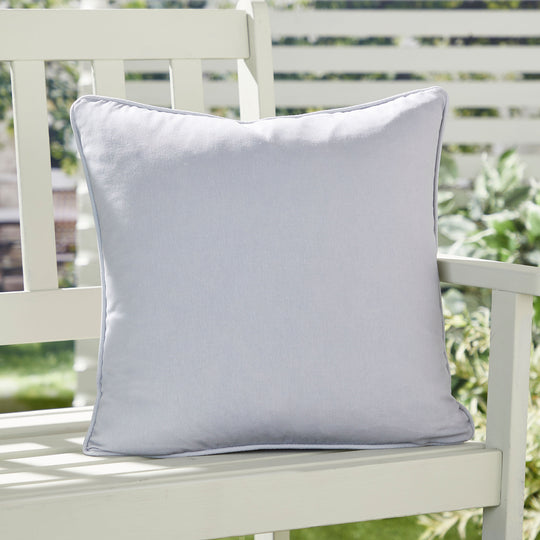 Plain Dye Cushion in Silver 43 x 43cm