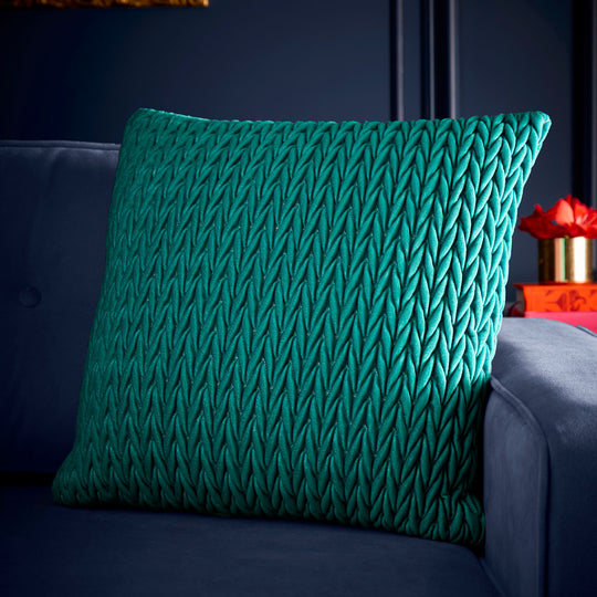 Amory Cushion in Jade 43 x 43cm