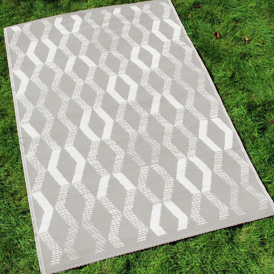 Rico Outdoor Rug in Grey 120 x 170cm