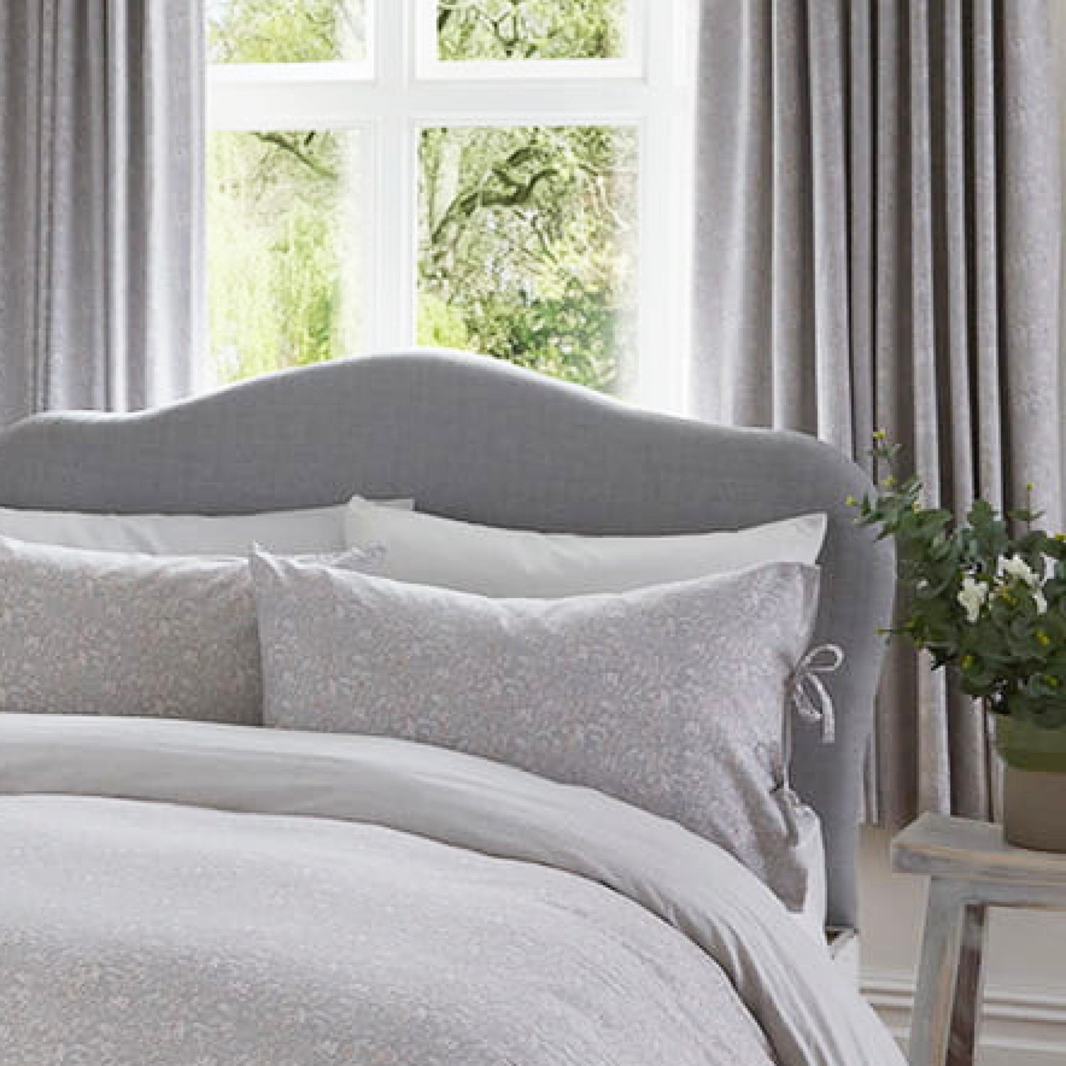 Roselle Duvet Cover Set by Appletree Promo in Grey - Duvet Cover Set - Appletree Promo