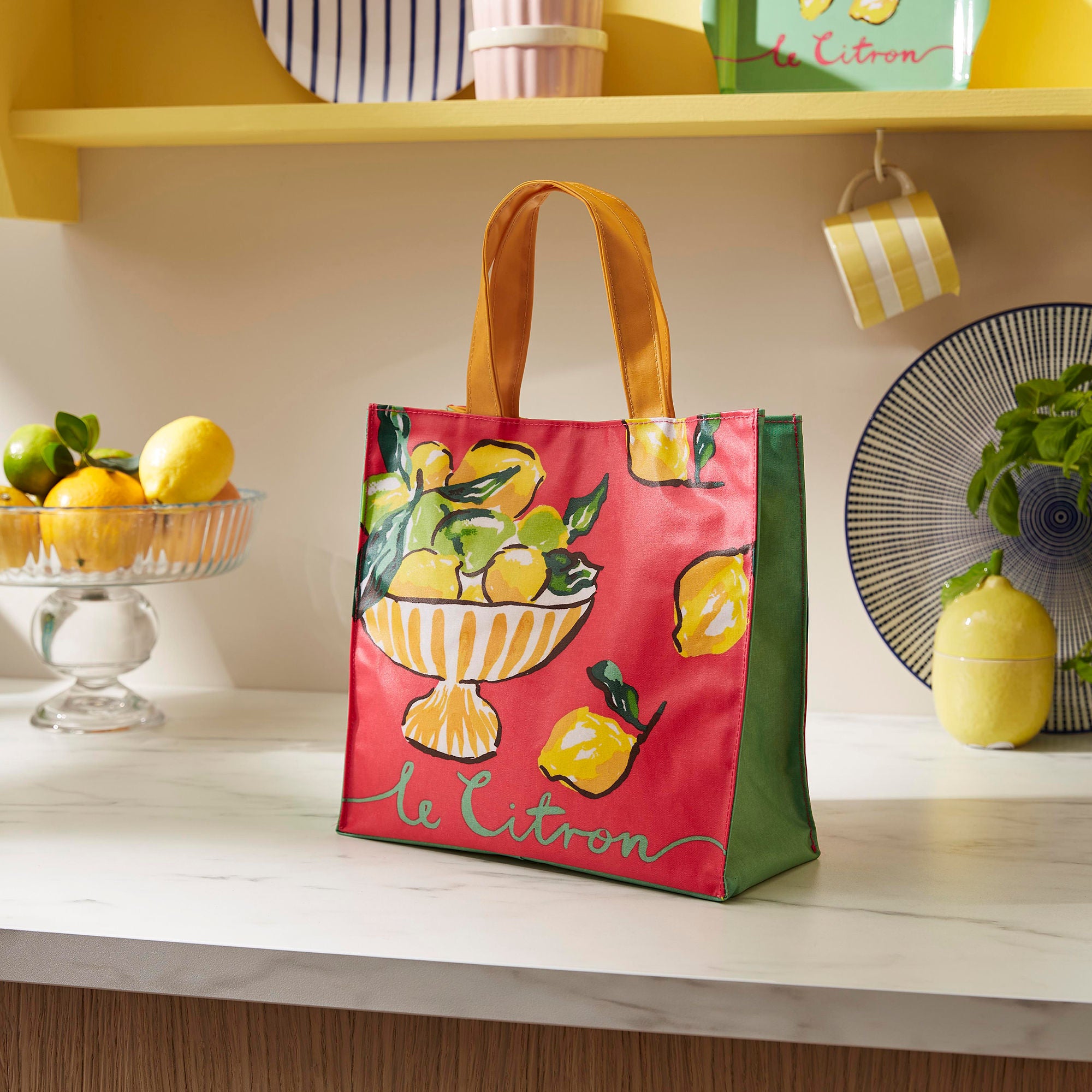 Ulster Weavers Summer Fruits PVC Coated Tote Bag Small in Multi - Bag - Ulster Weavers