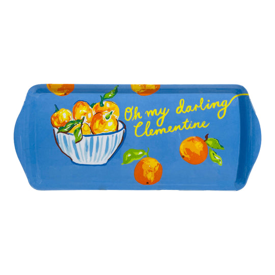 Summer Fruits Small Serving Tray in Multicolour