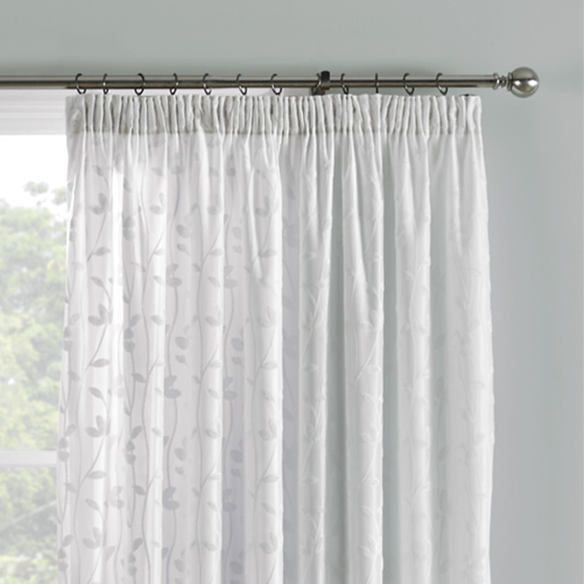 Sophia Pair of Pencil Pleat Curtains by Dreams & Drapes in Ivory - Pair of Pencil Pleat Curtains - Dreams & Drapes Curtains