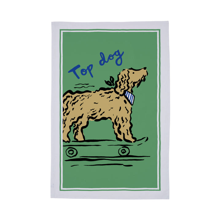 Ulster Weavers Top Dog Tea Towel - Cotton One Size in Multi - Tea Towel - Ulster Weavers