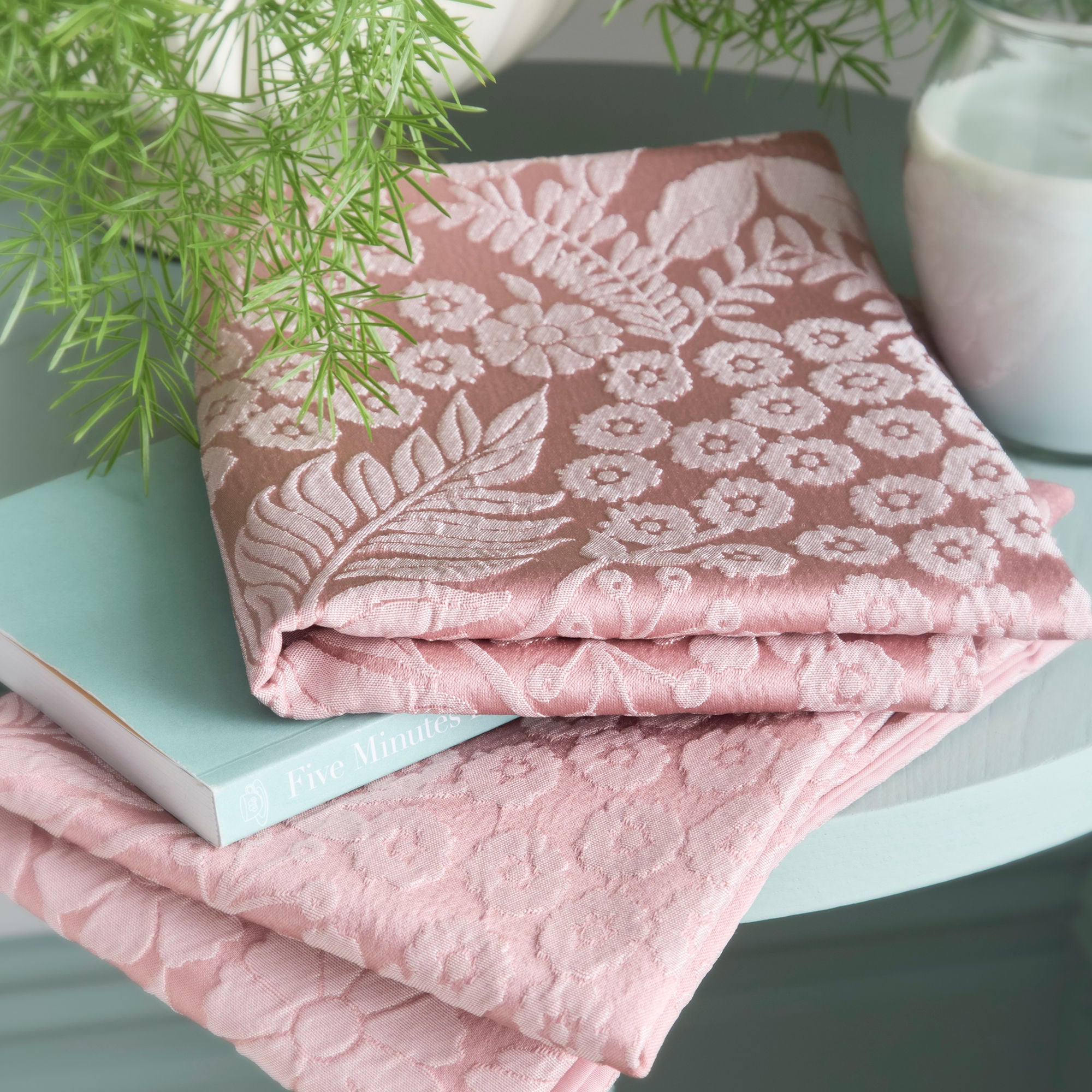 Toria Duvet Cover Set in Blush - Duvet Cover Set - Appletree